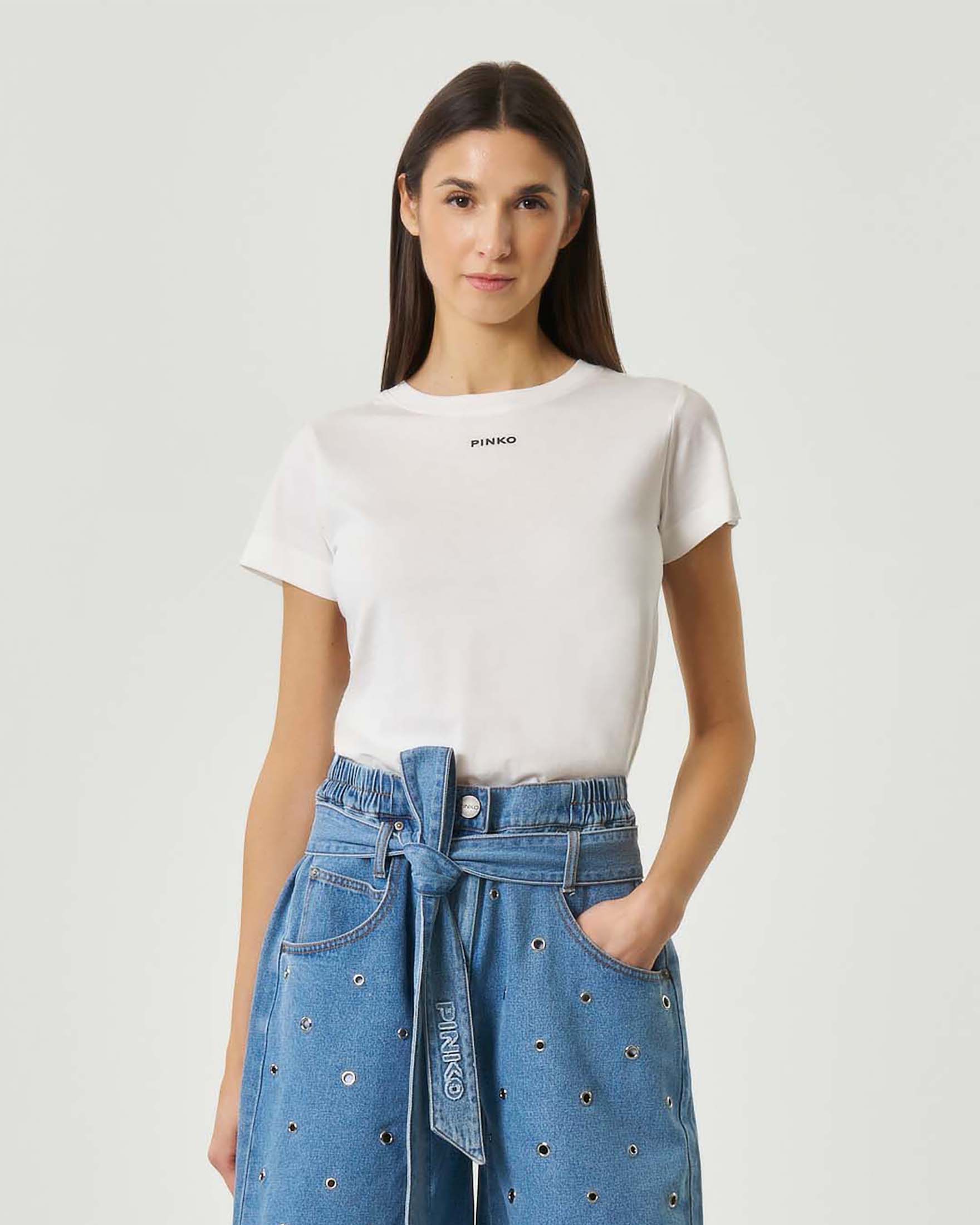 Koton T-Shirt Donna Girocollo Verde Con Stampa Dettagliata - Taglia S - 6