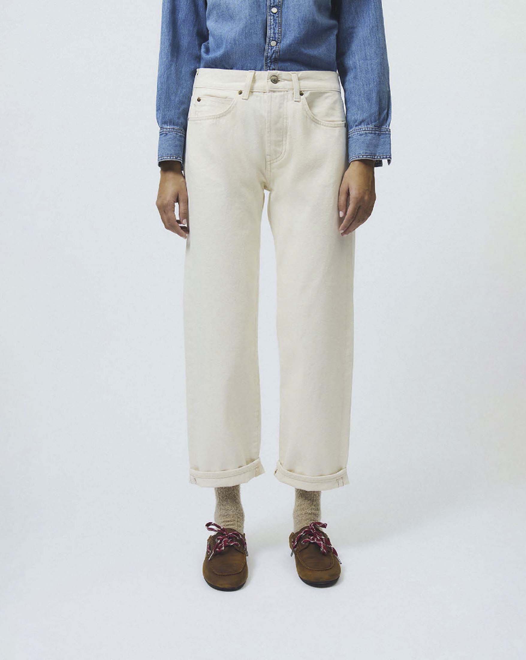 Jeans boyfriend bianchi Roy Roger's New Oskar Selvedge Bull image
