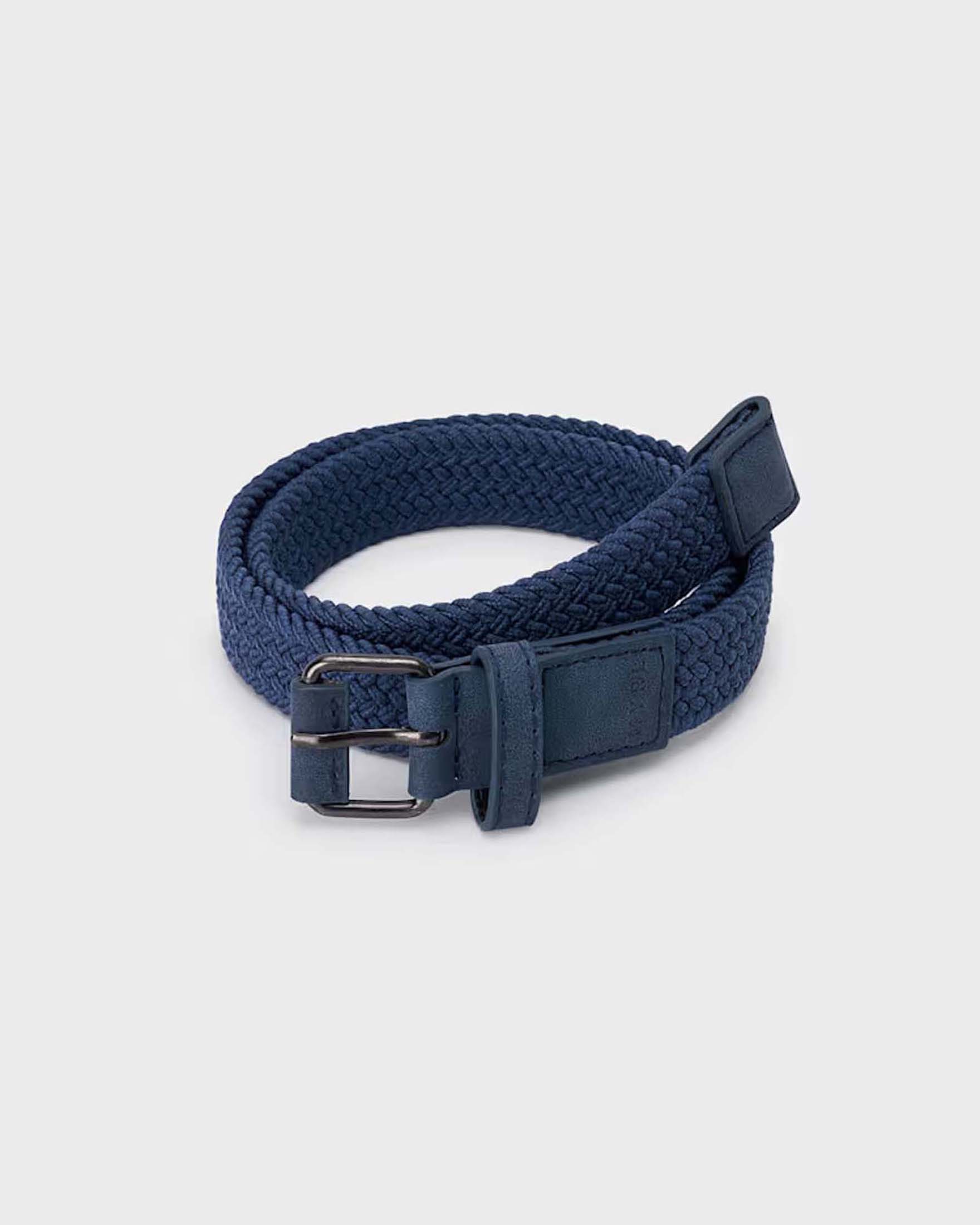 Cintura blu denim Mayoral elasticizzata intrecciata