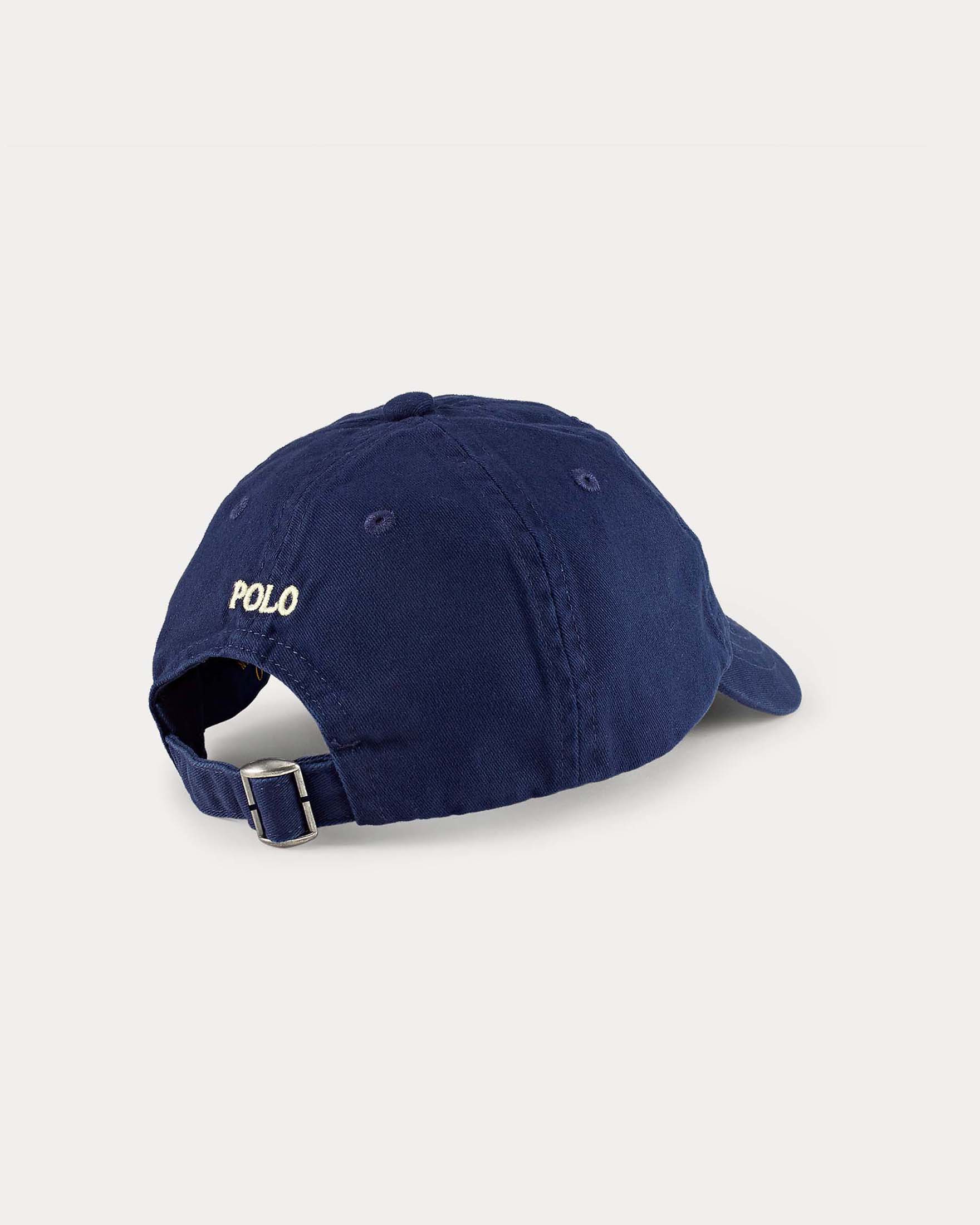 Berretto Ralph Lauren blu in cotone con frontino e logo icon image