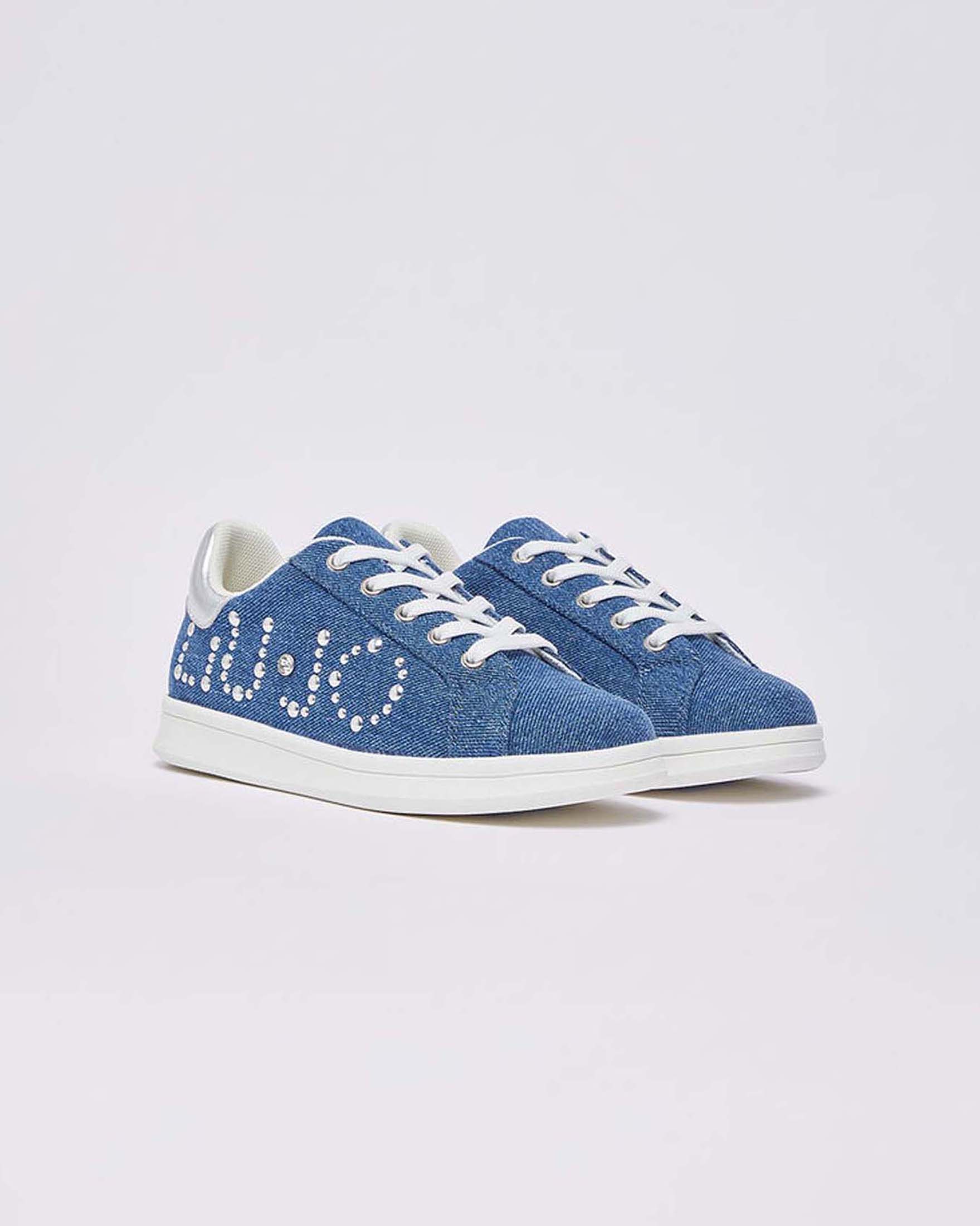 Sneakers Liu Jo in denim con strass image