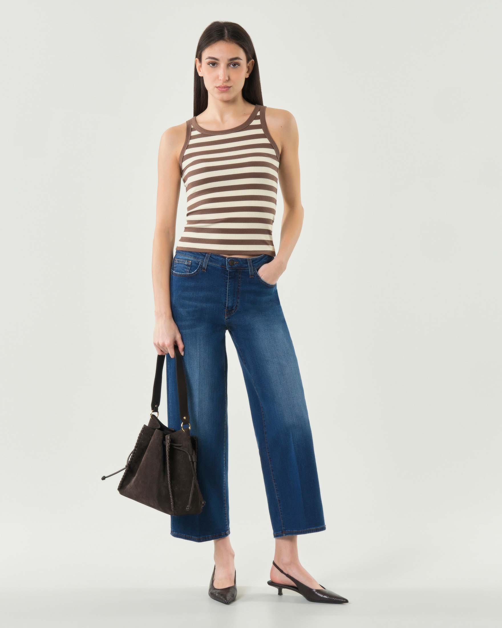 Jeans a gamba dritta Cancun Bonheur lavaggio medio stone washed