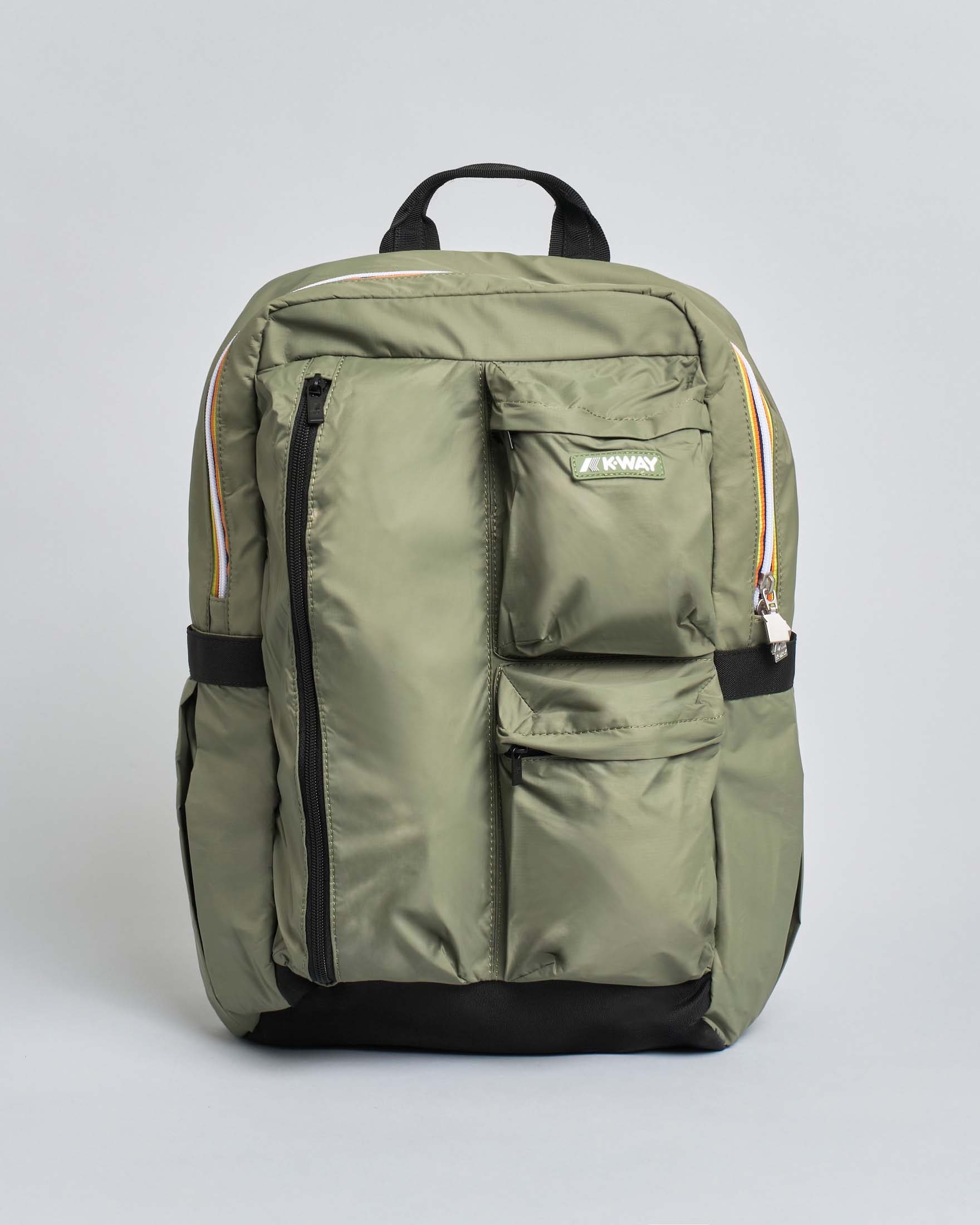 Zainetto K-way Ambert salvia in nylon ripstop