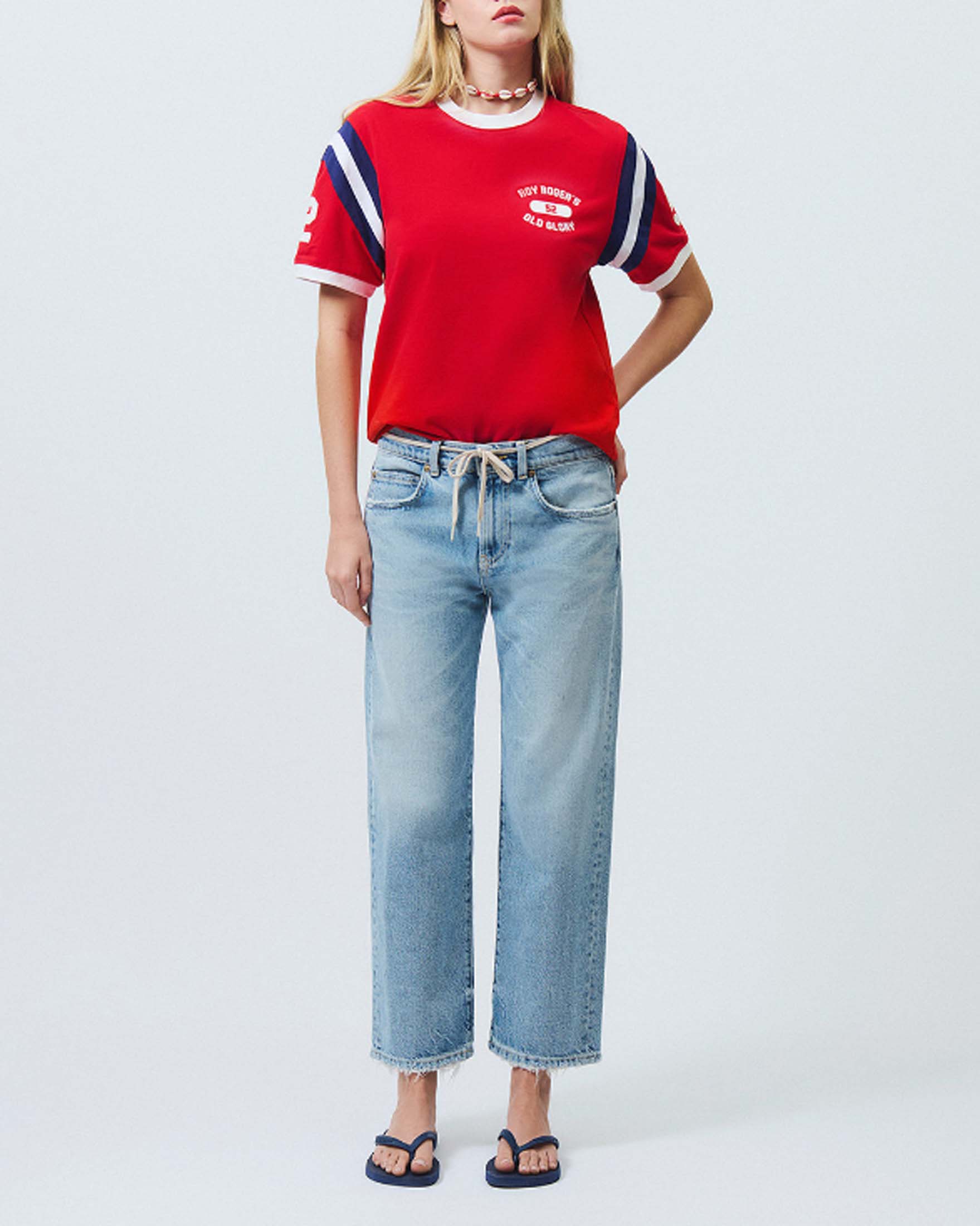 Jeans boyfriend New Oskar La Finca lavaggio chiaro bleach