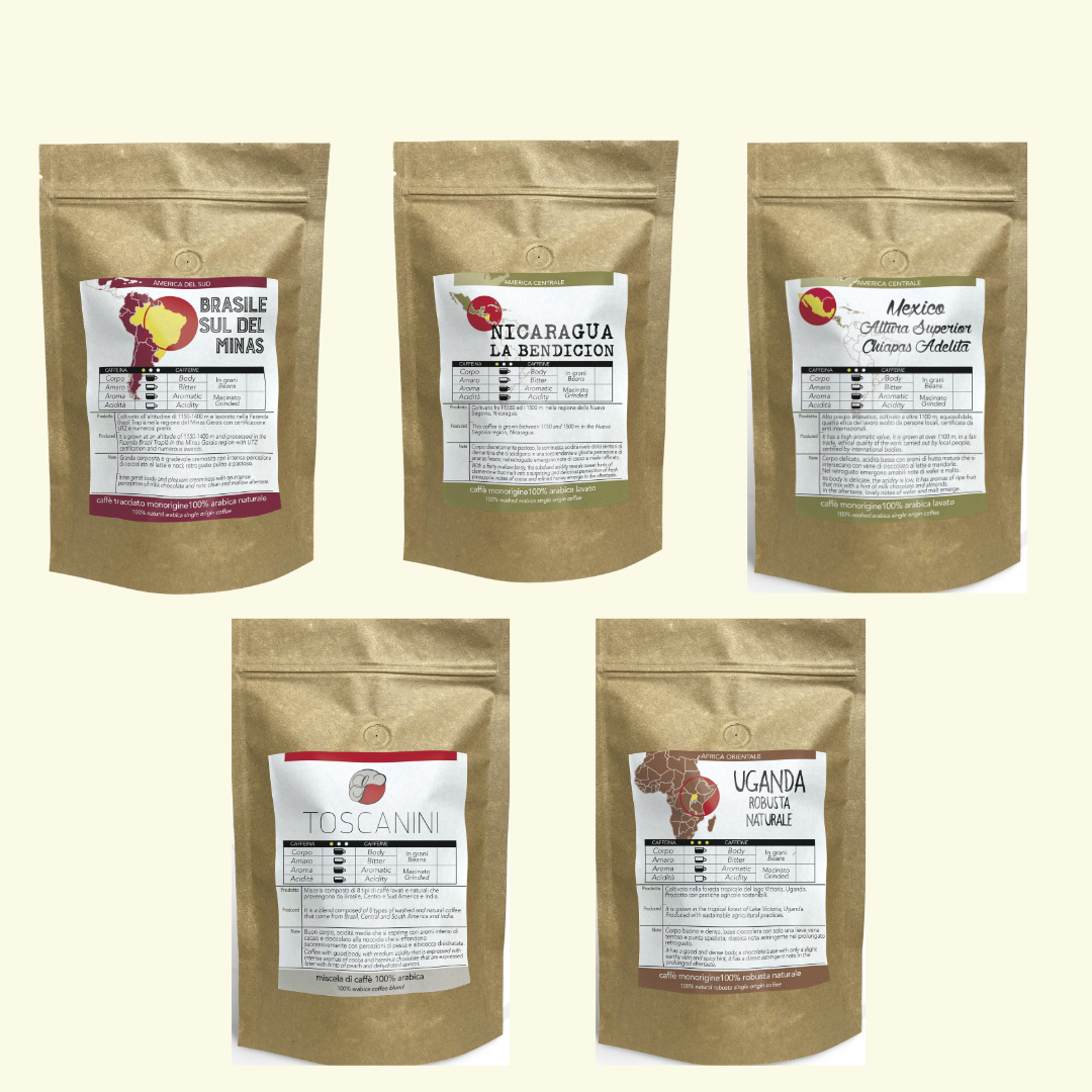 KIT DEGUSTAZIONE CAFFE' 