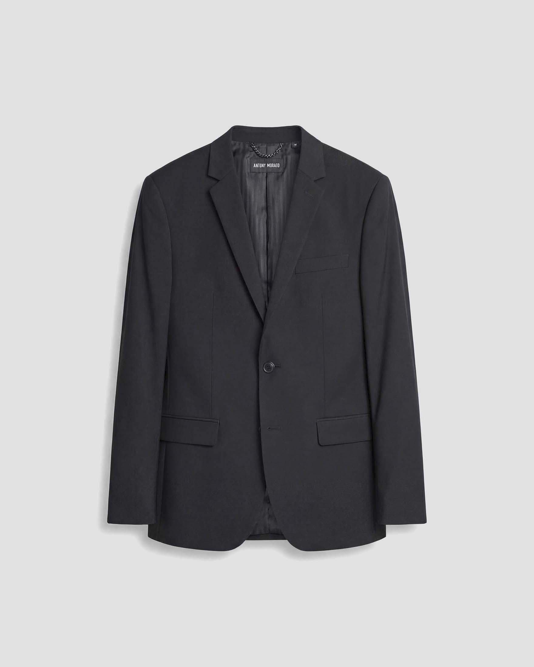 Blazer Antony Morato nero in misto viscosa elasticizzato