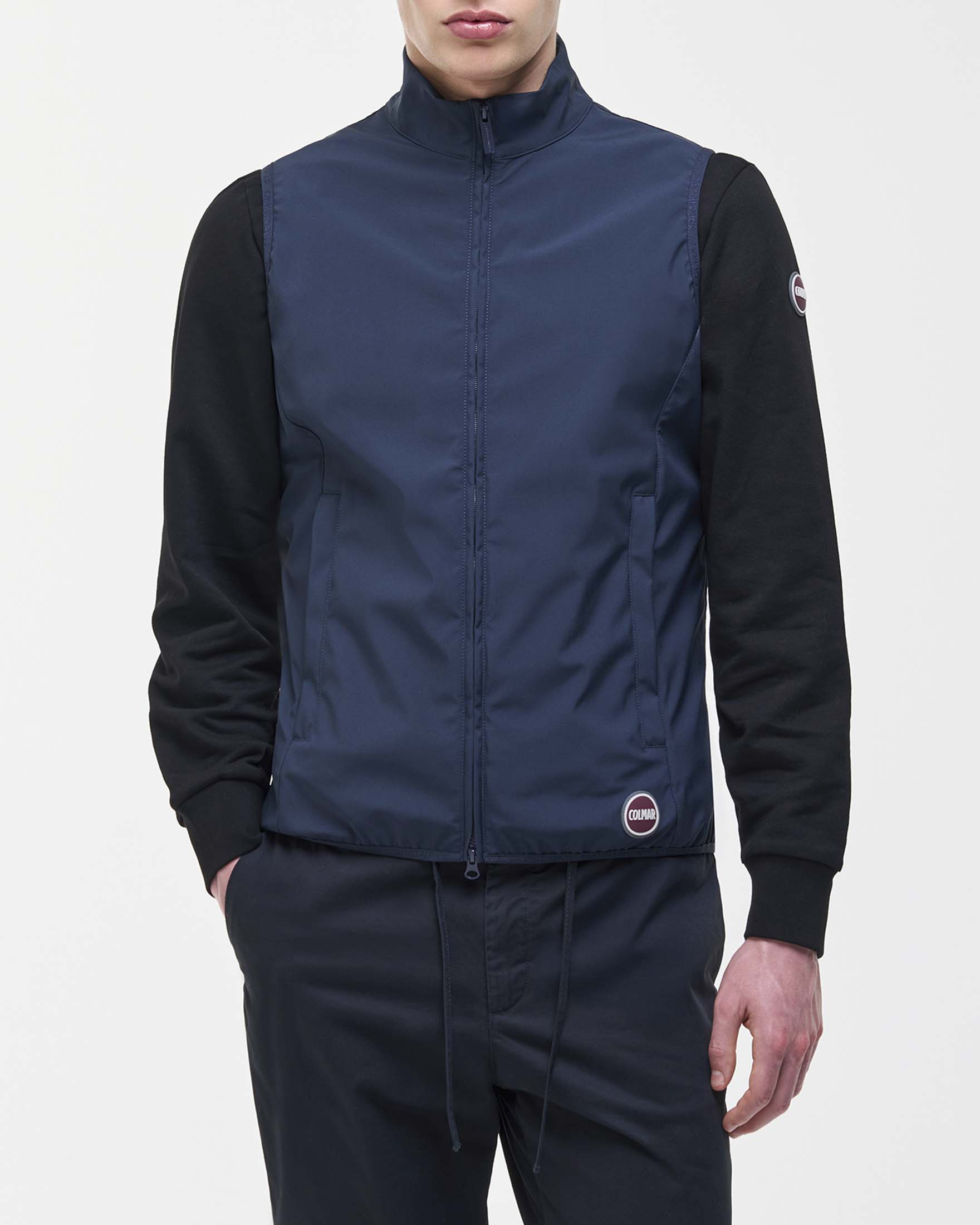 Gilet Colmar Originals blu in softshell elasticizzato image