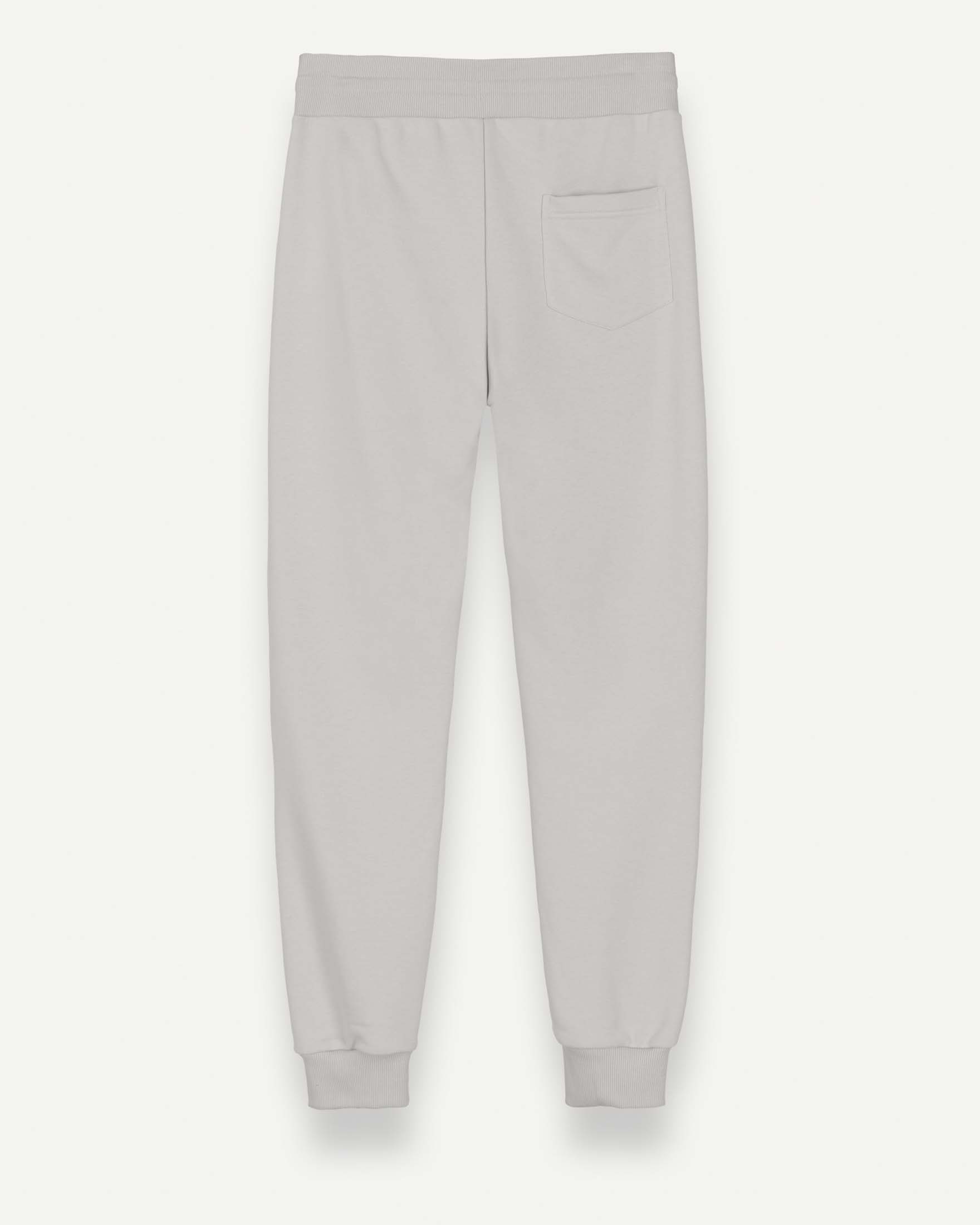 Pantalone beige Colmar Originals in felpa di cotone con logo bollo applicato image