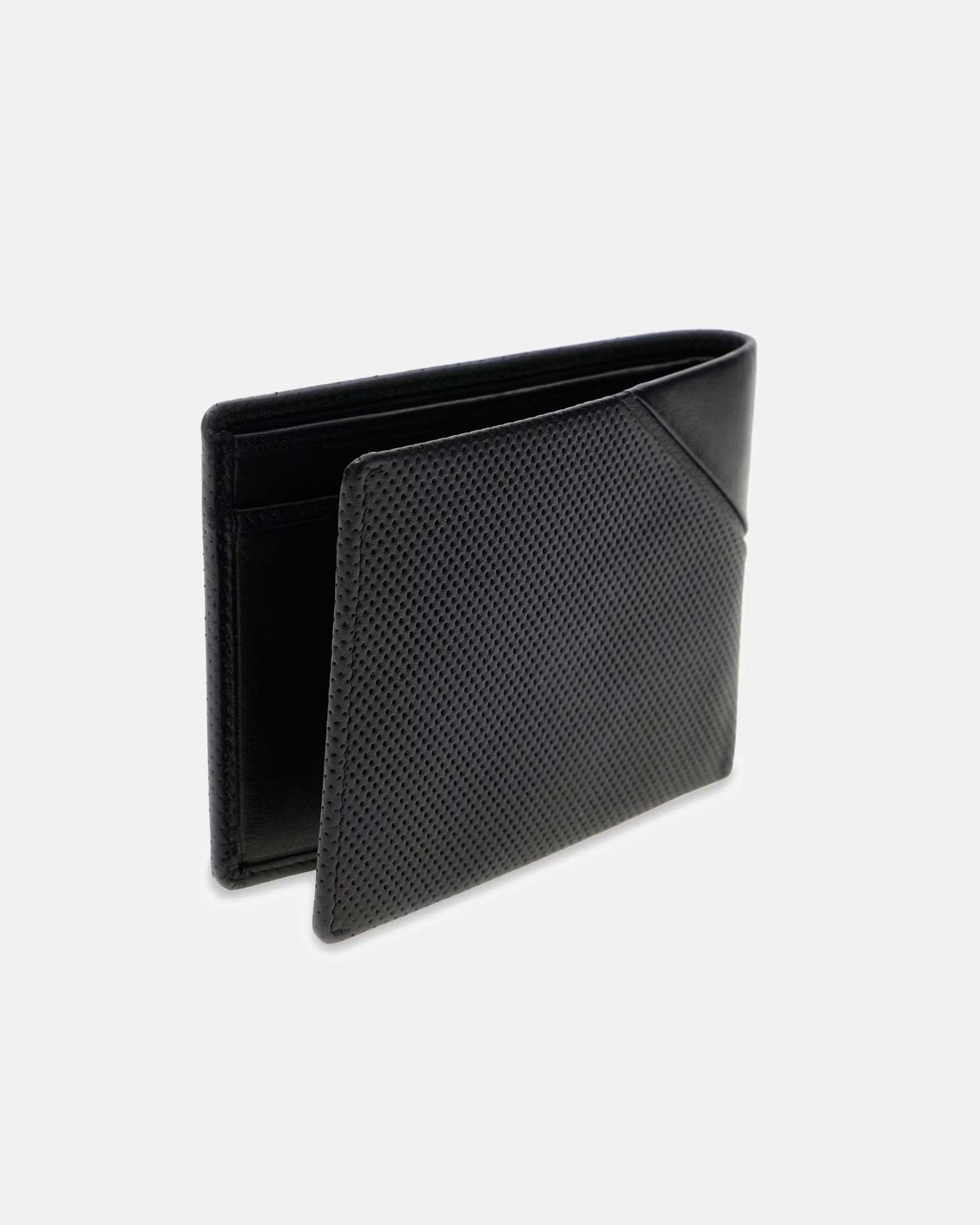 Portafoglio Guess in pelle traforata con portamonete