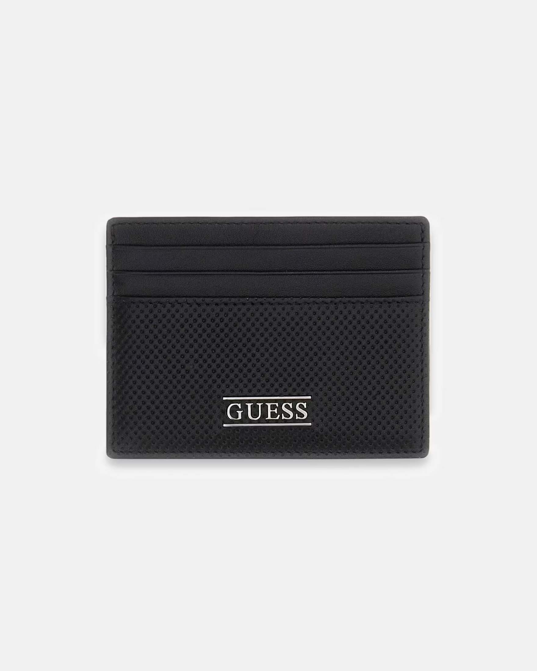 Portacarte Guess in pelle traforata
