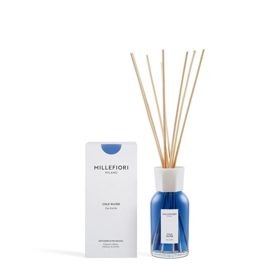 Diffusore di Fragranza a Stick 250 ml. Cold Water Millefiori Milano