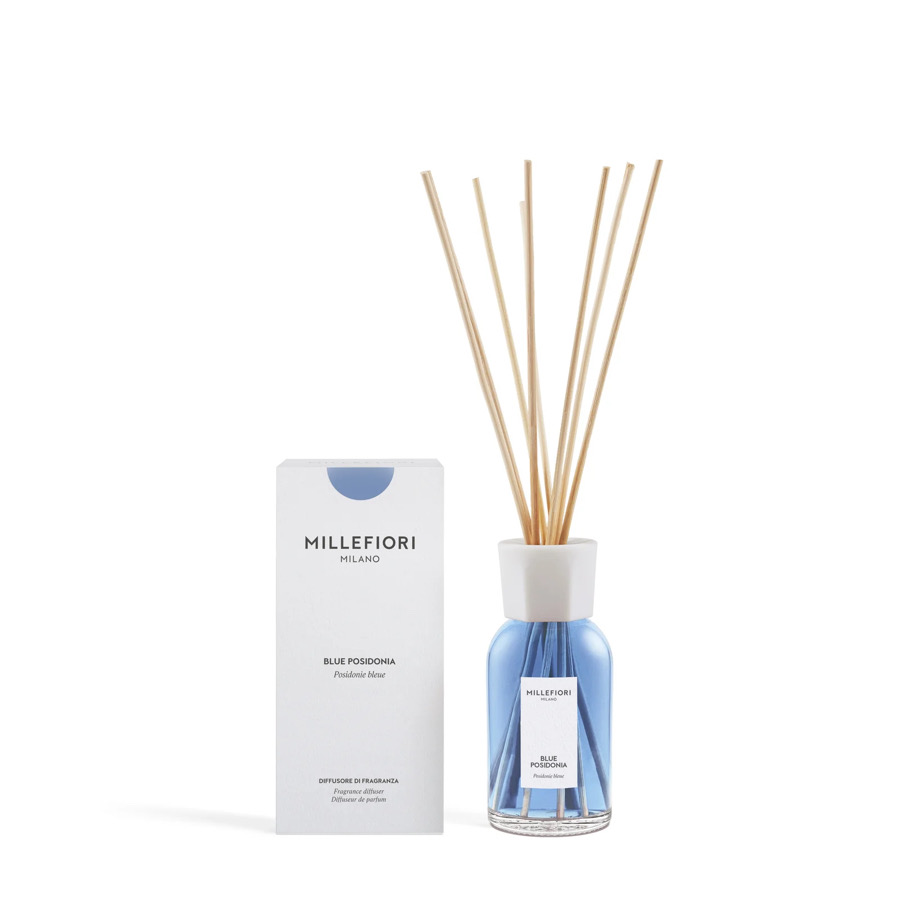 Diffusore di Fragranza a Stick 250 ml. Blue Posidonia Millefiori Milano