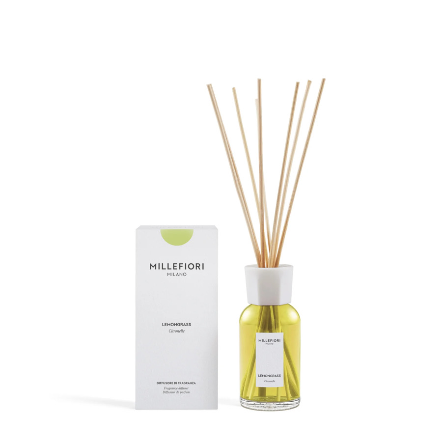 Diffusore di Fragranza a Stick 100 ml. Lemon Grass Millefiori Milano