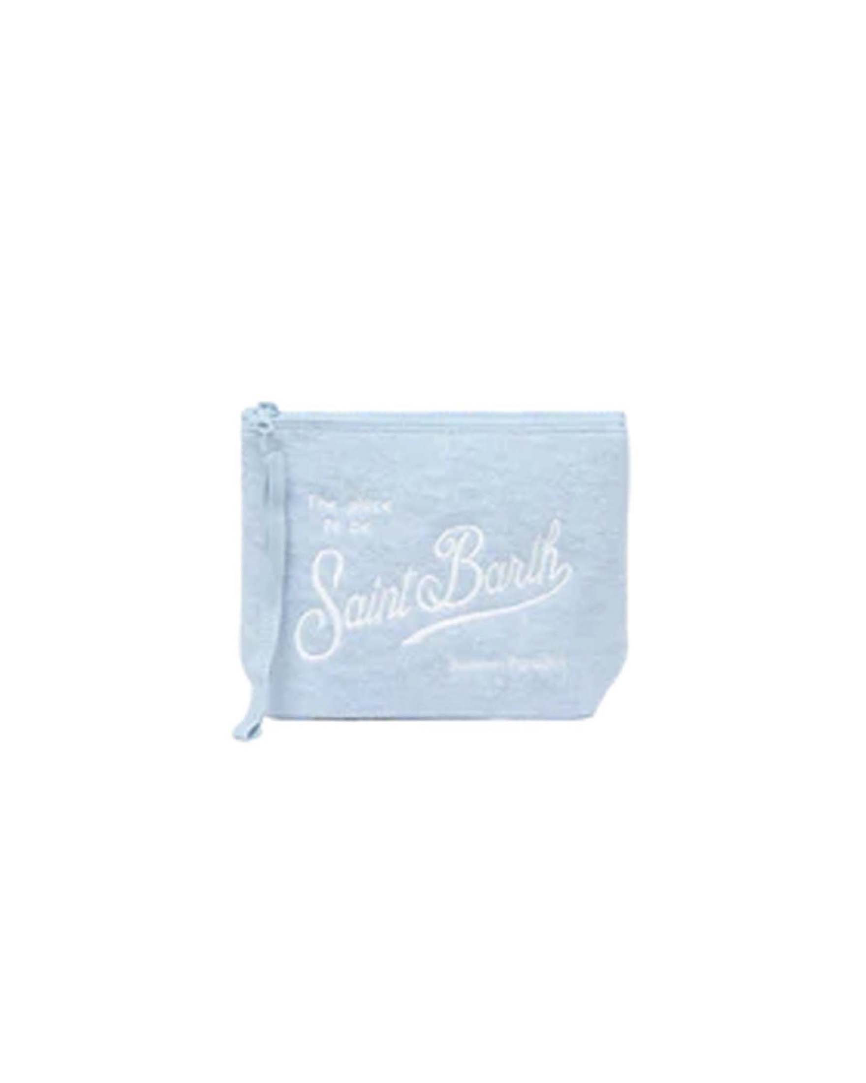 Pochette MC2 Saint Barth Aline azzurra in spugna