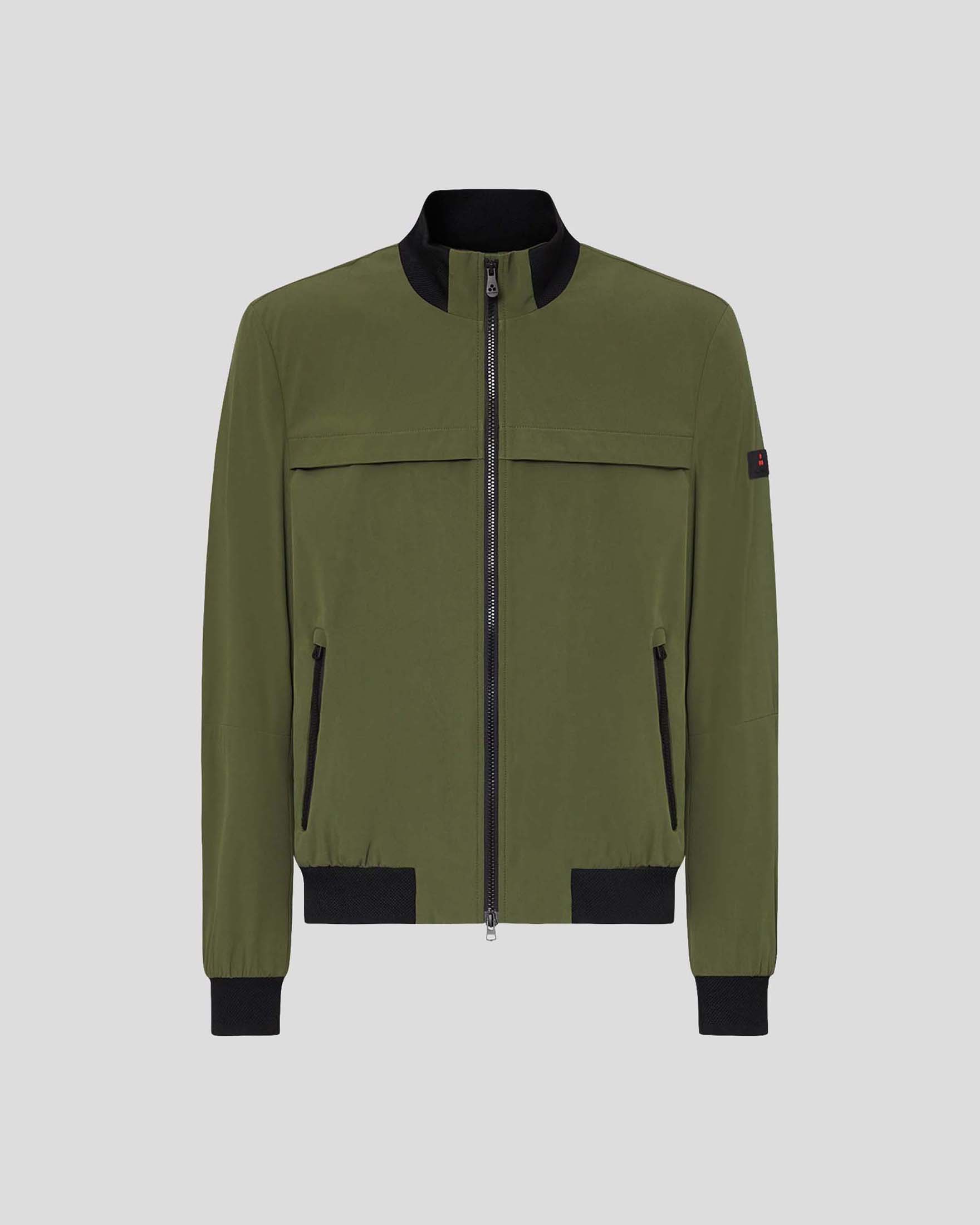 Bomber Potosi MD Peuterey verde militare in tessuto tecnico stretch