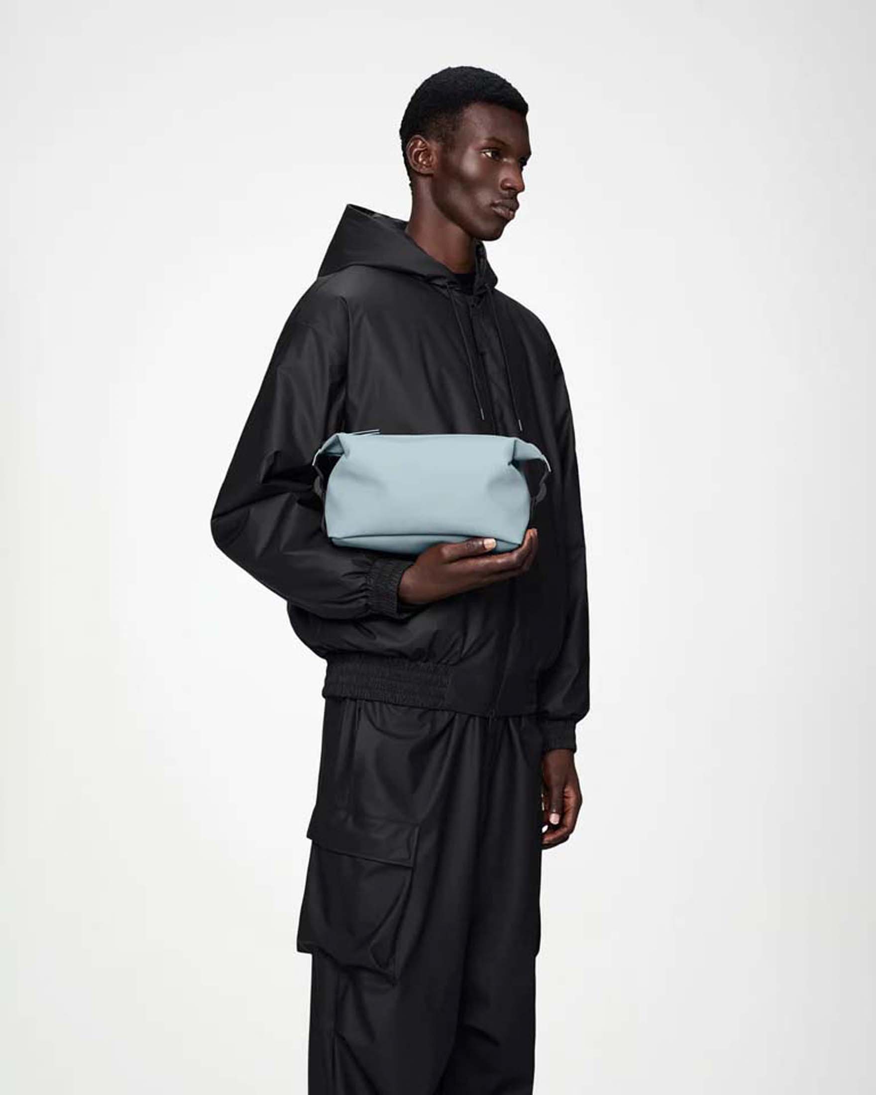 Hilo Wash Bag beauty case Rains grigio con fibbie laterali regolabili image