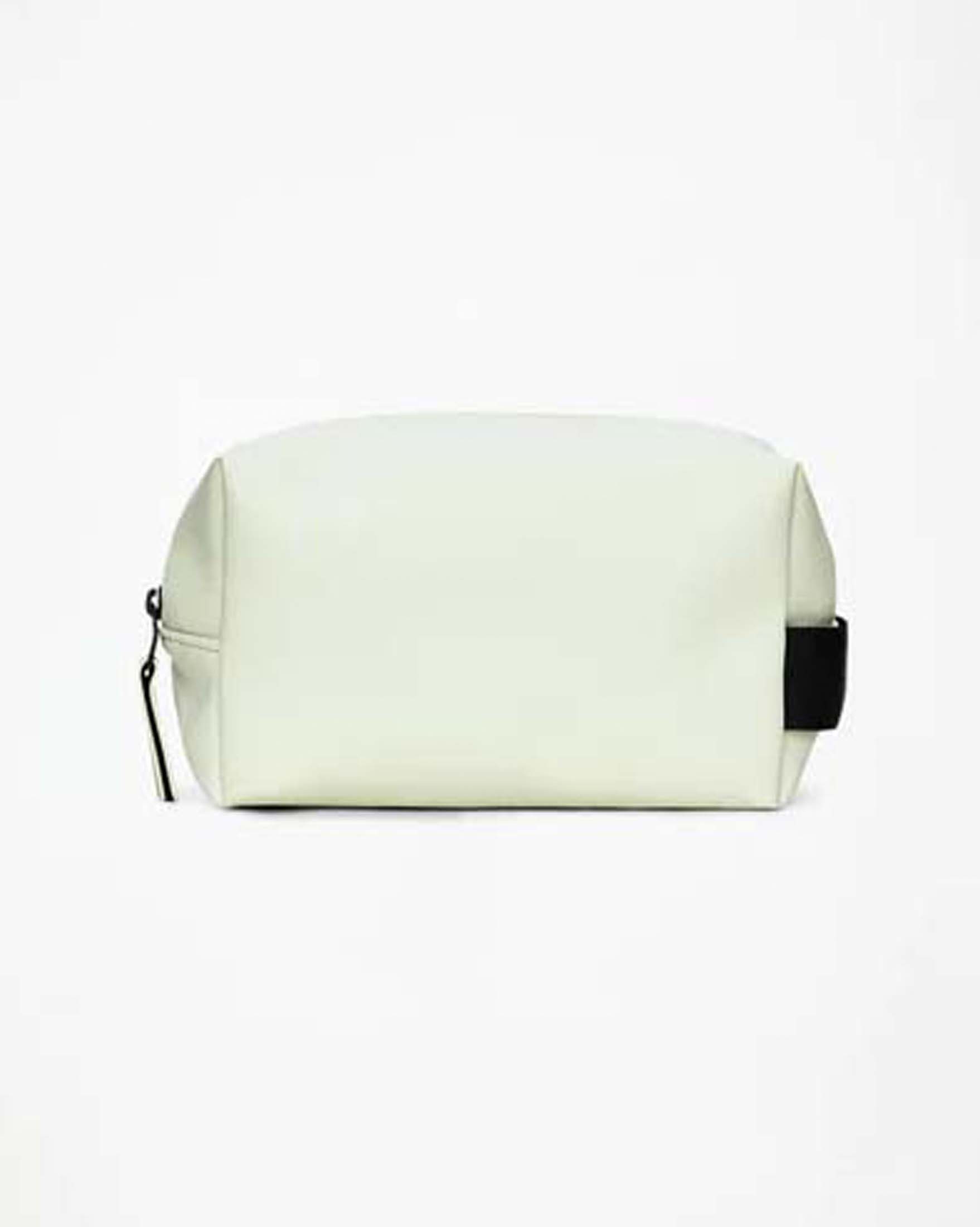 Wash Bag Small verde menta Rains in tessuto impermeabile dal finish opaco