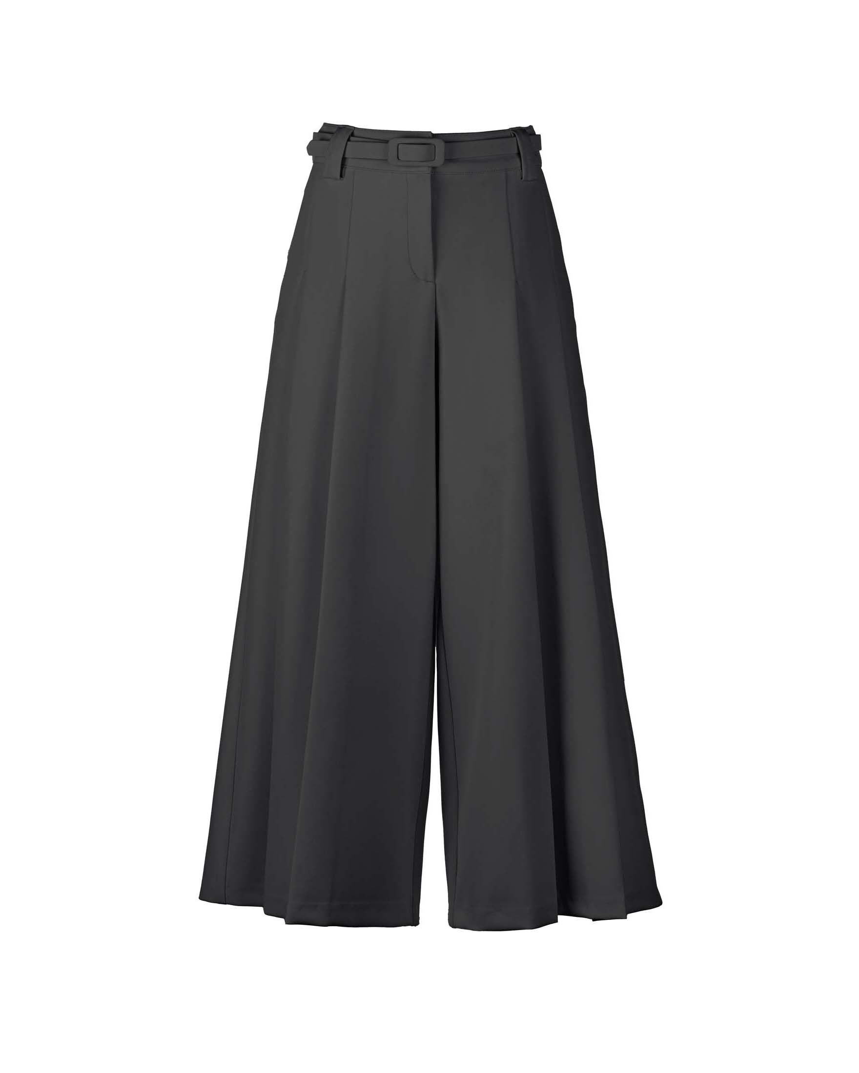 Pantalone palazzo Elsy nero con pinces