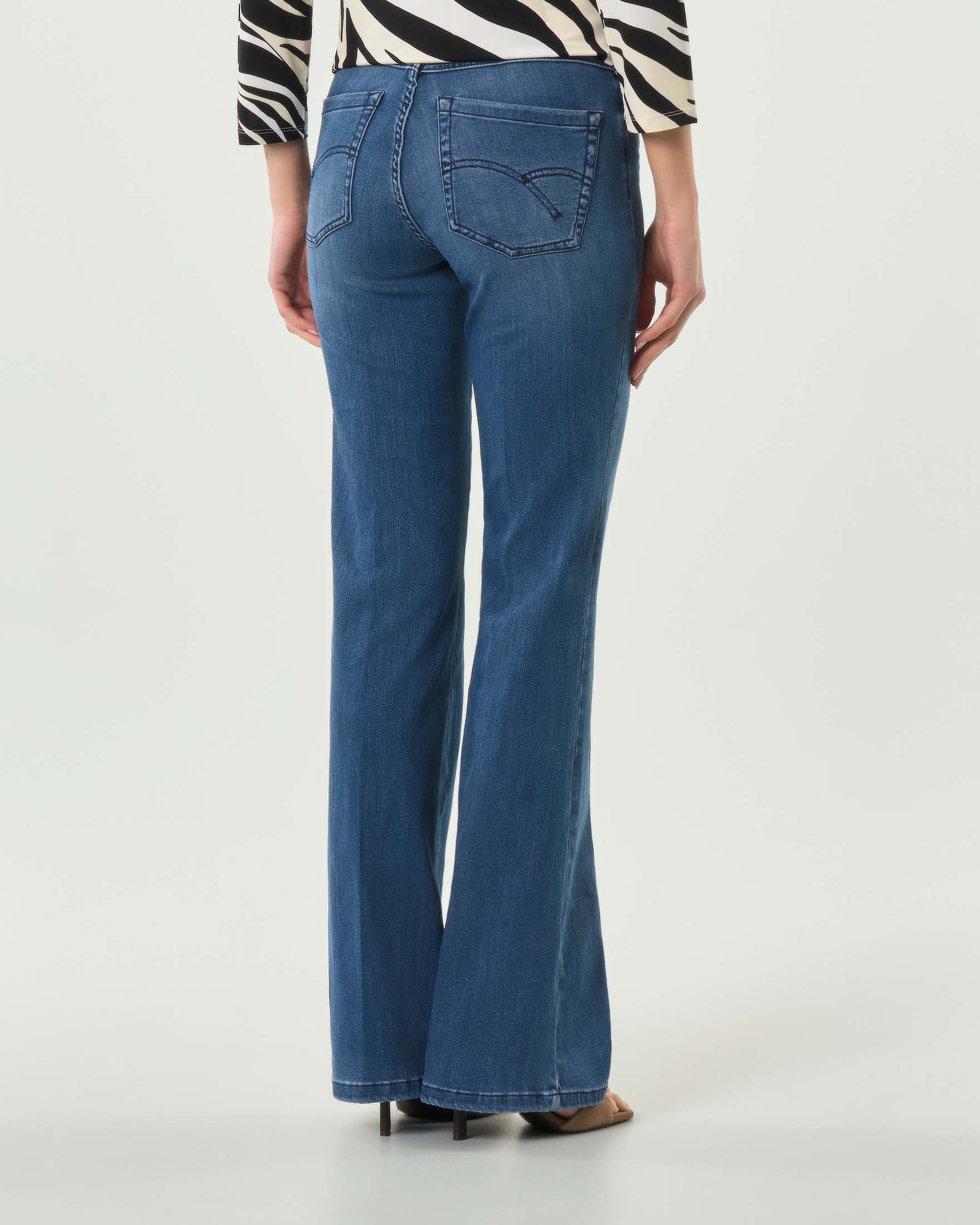 Jeans bootcut Marella Sport lavaggio stone wash con linea svasata sul fondo