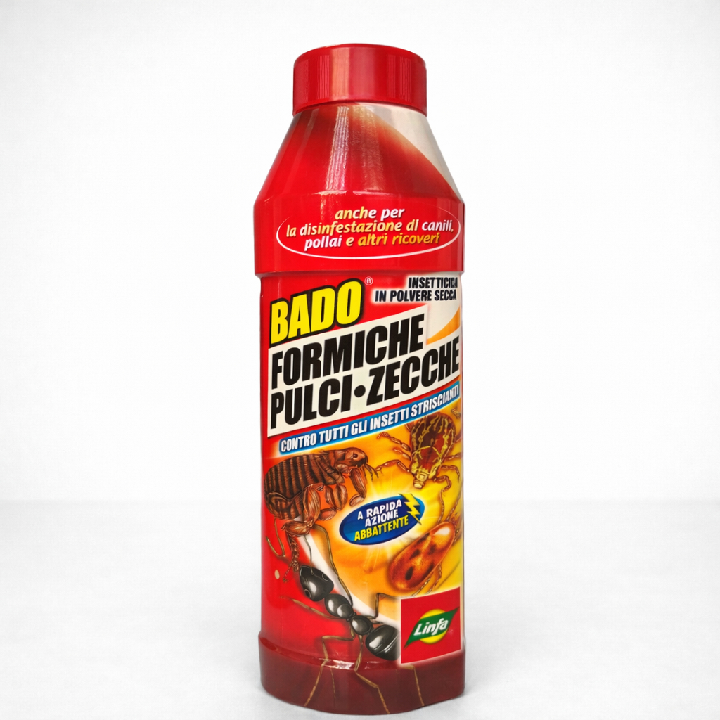 BADO INSETTICIDA IN POLVERE 250GR [CONTRO FORMICHE-PULCI-ZECCHE]