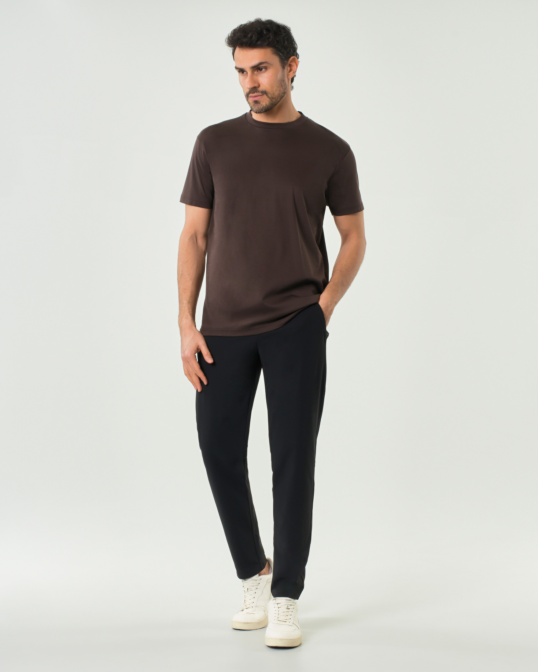 Pantalaccio Duno in tessuto tecnico bi-stretch nero