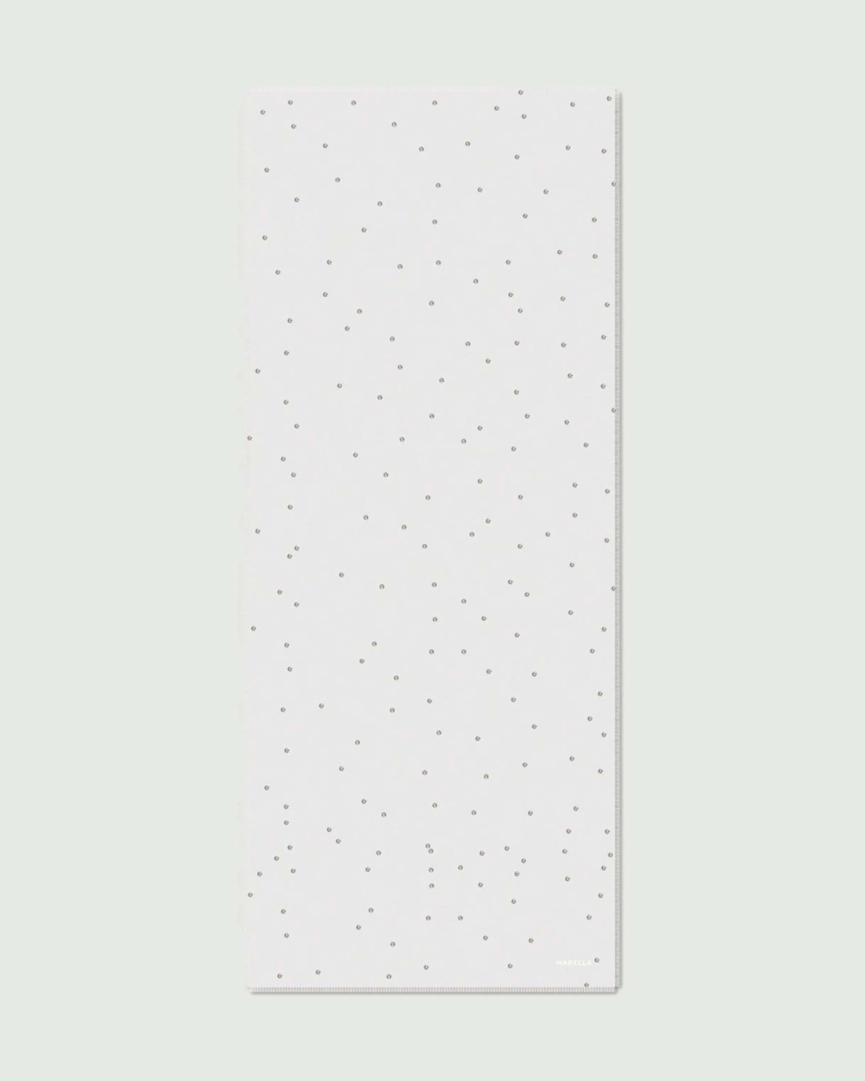 Stola Marella color avorio in misto viscosa e modal con micro paillettes