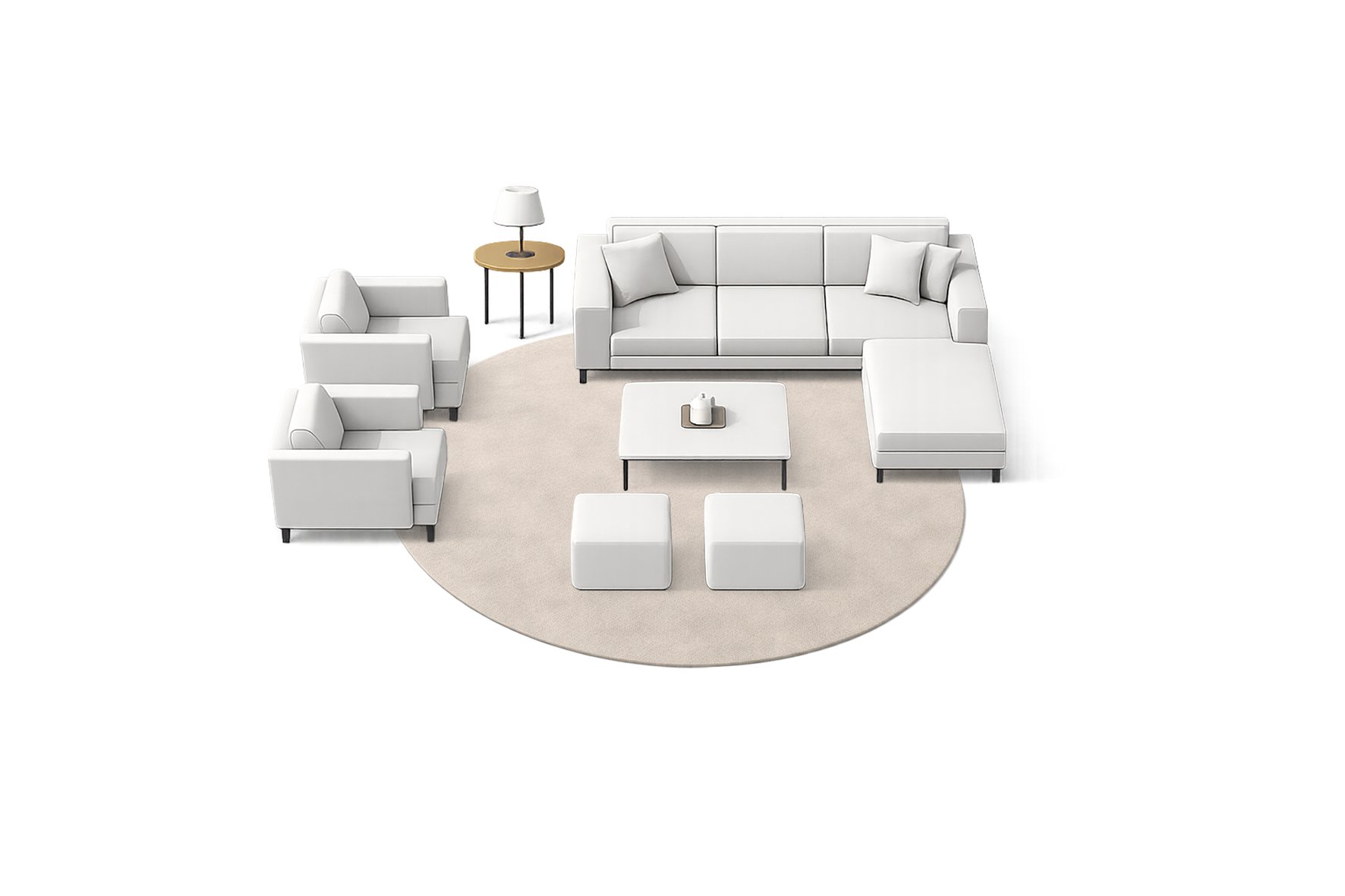 Zona living - esempio D