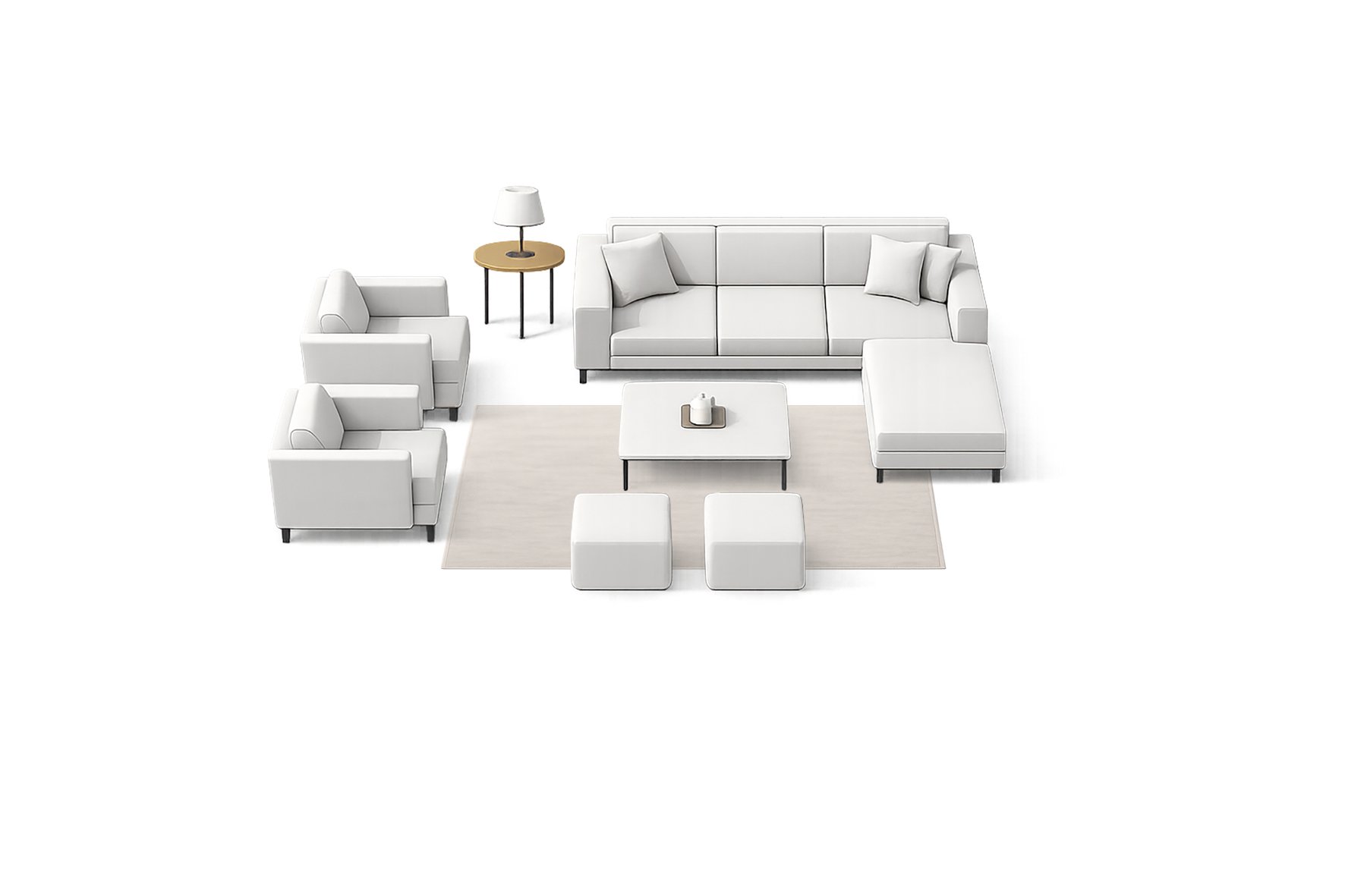 Zona living - esempio C