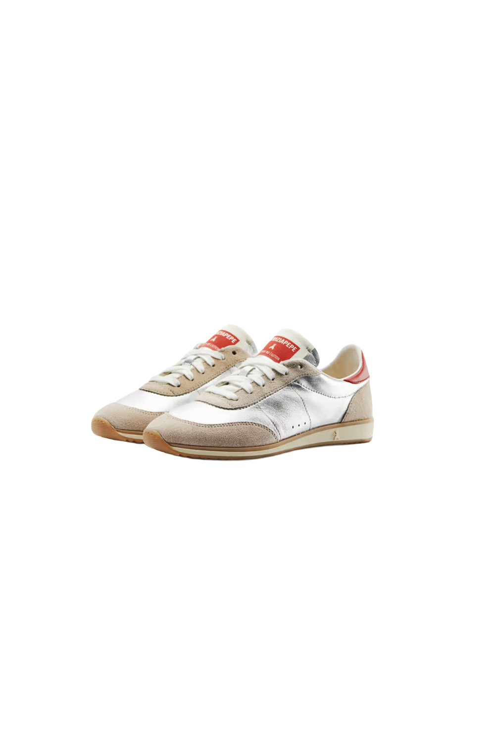 Sneakers Running Skin Laminate con Lettering