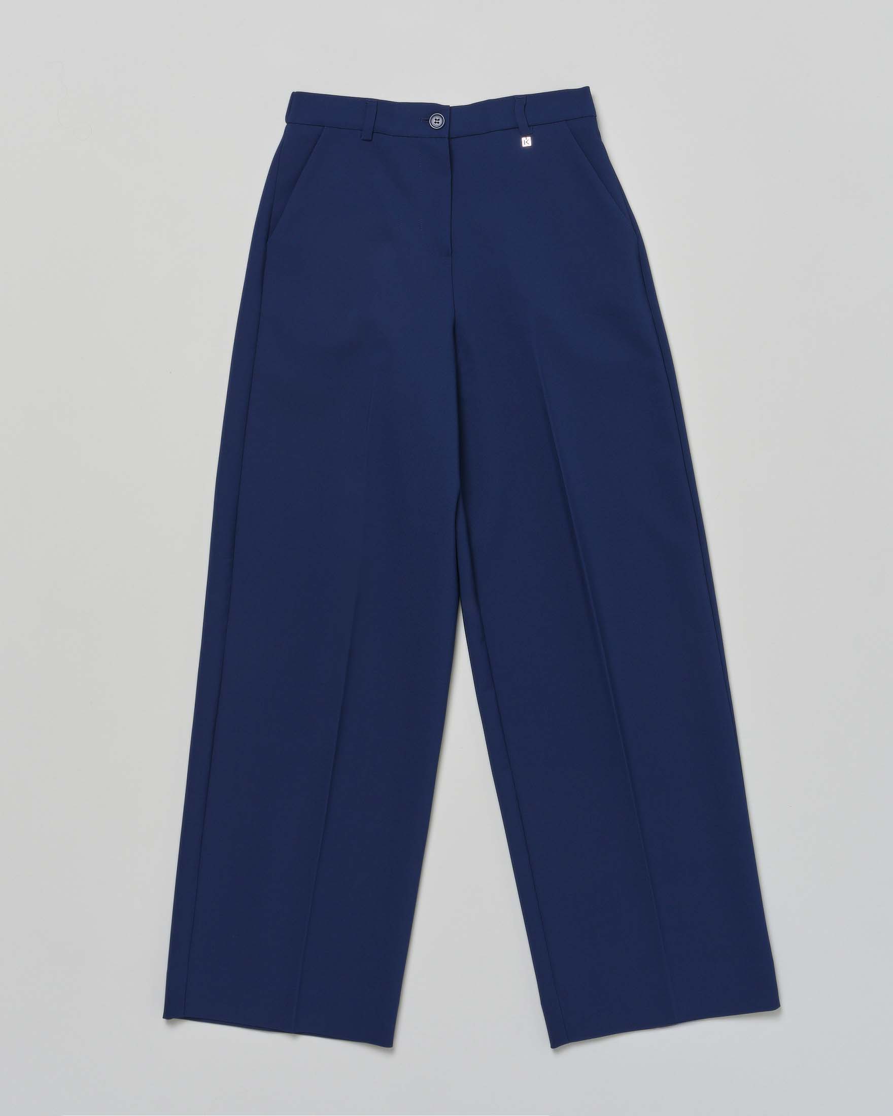 Pantalone palazzo Kocca blu in cady