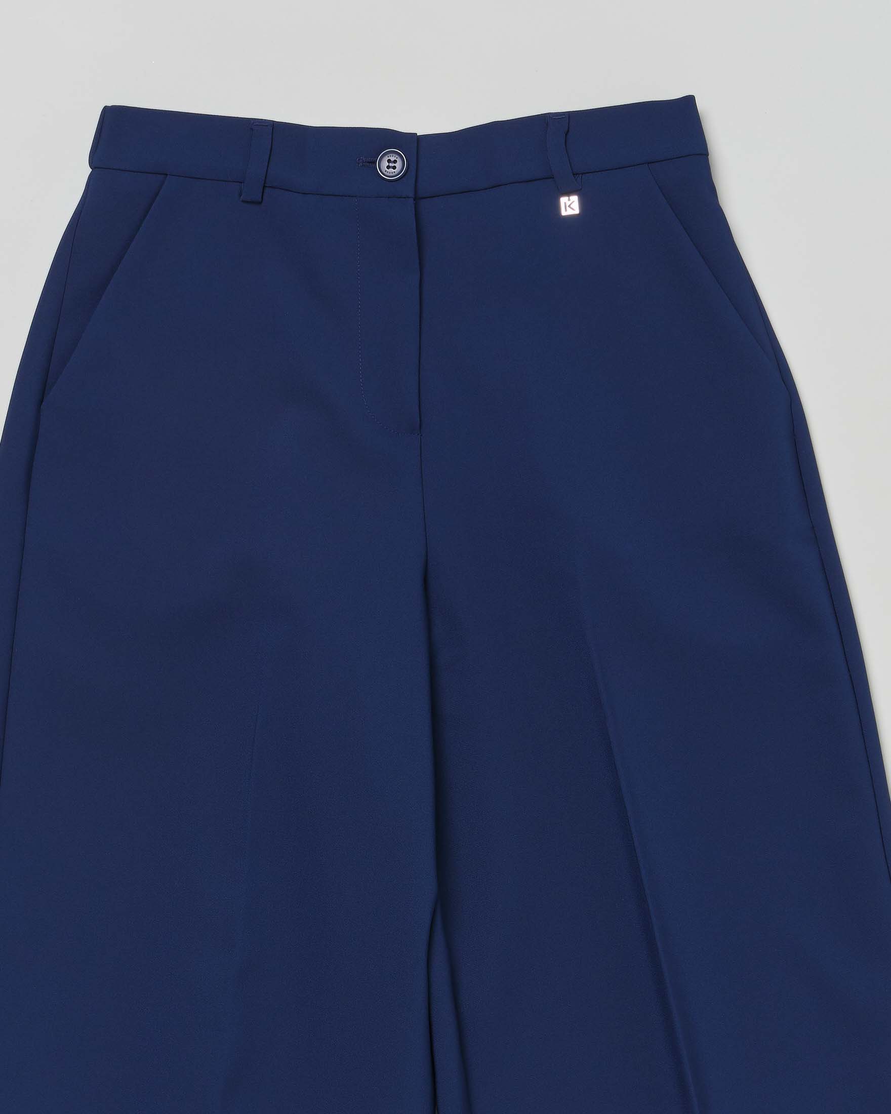 Pantalone palazzo Kocca blu in cady image
