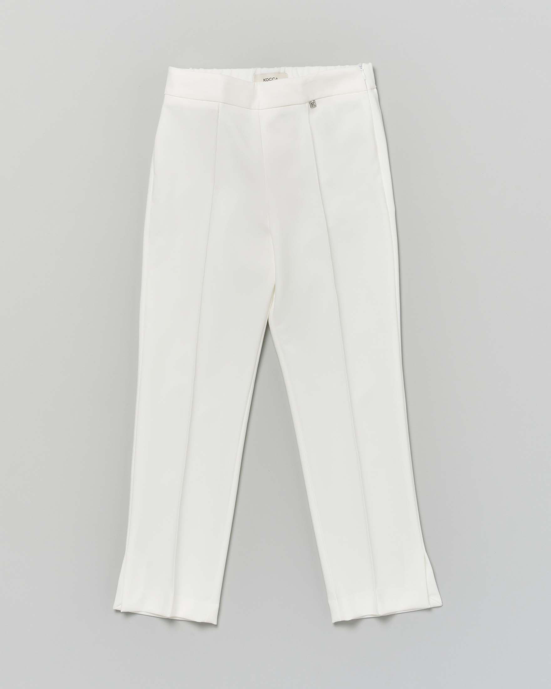 Pantalone loose fit Kocca bianco in cady