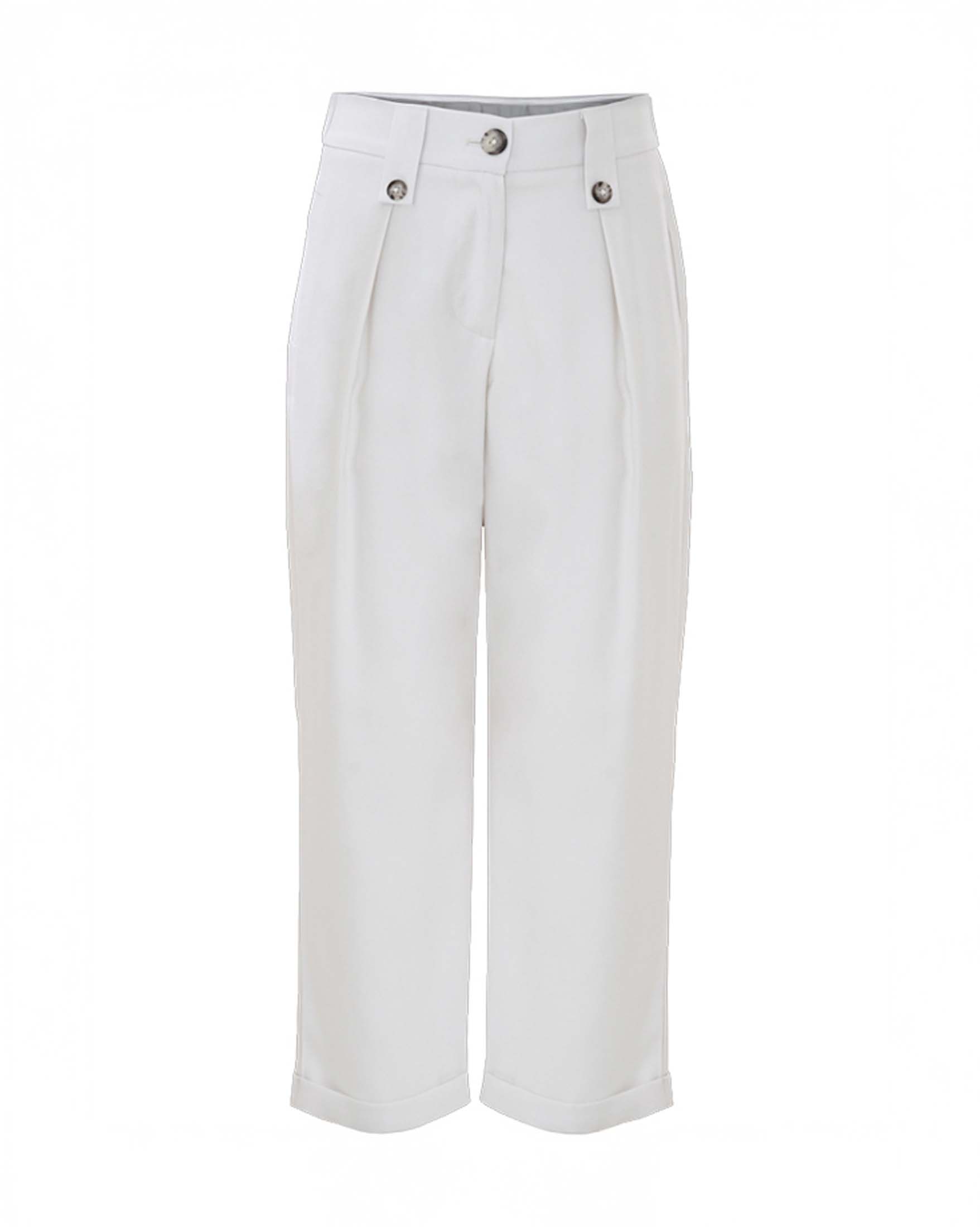 Pantalone carrot fit Kocca avorio con pinces