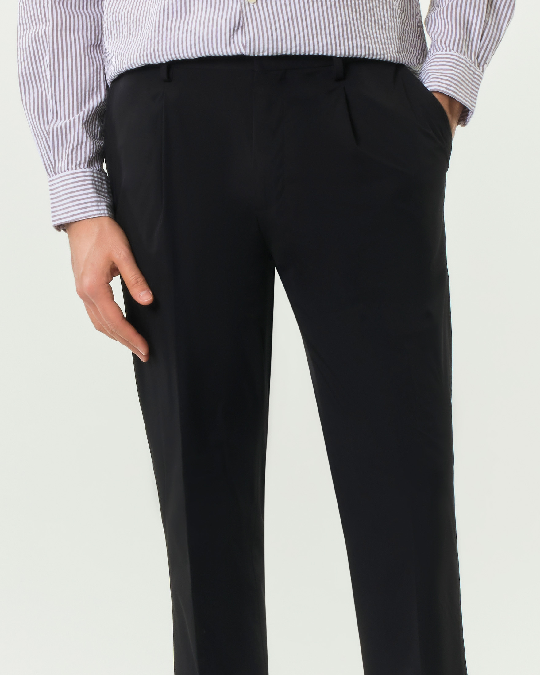 Pantalaccio Paul Baker nero in tessuto tecnico stretch image