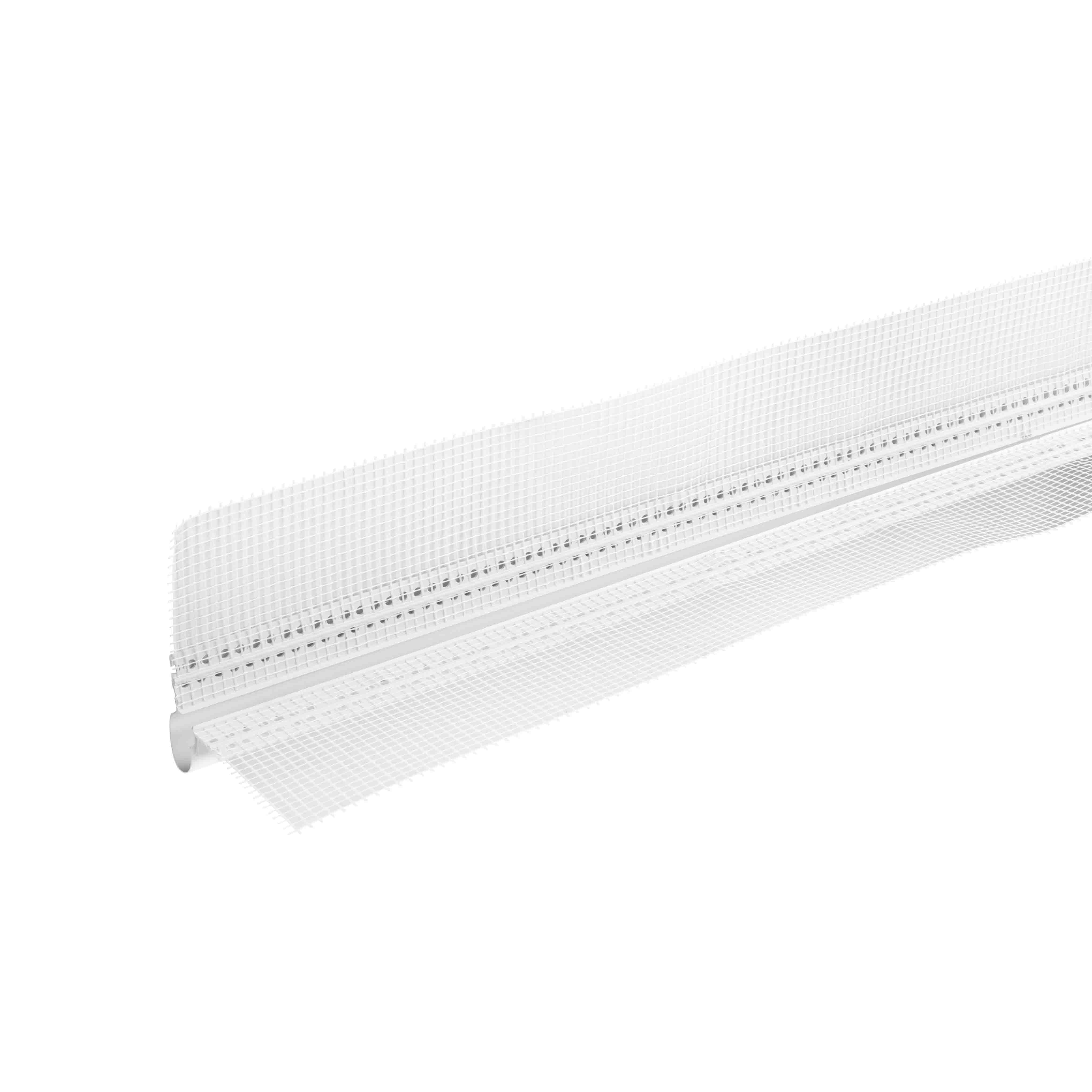 Giunto dilatazione angolare PVC con rete