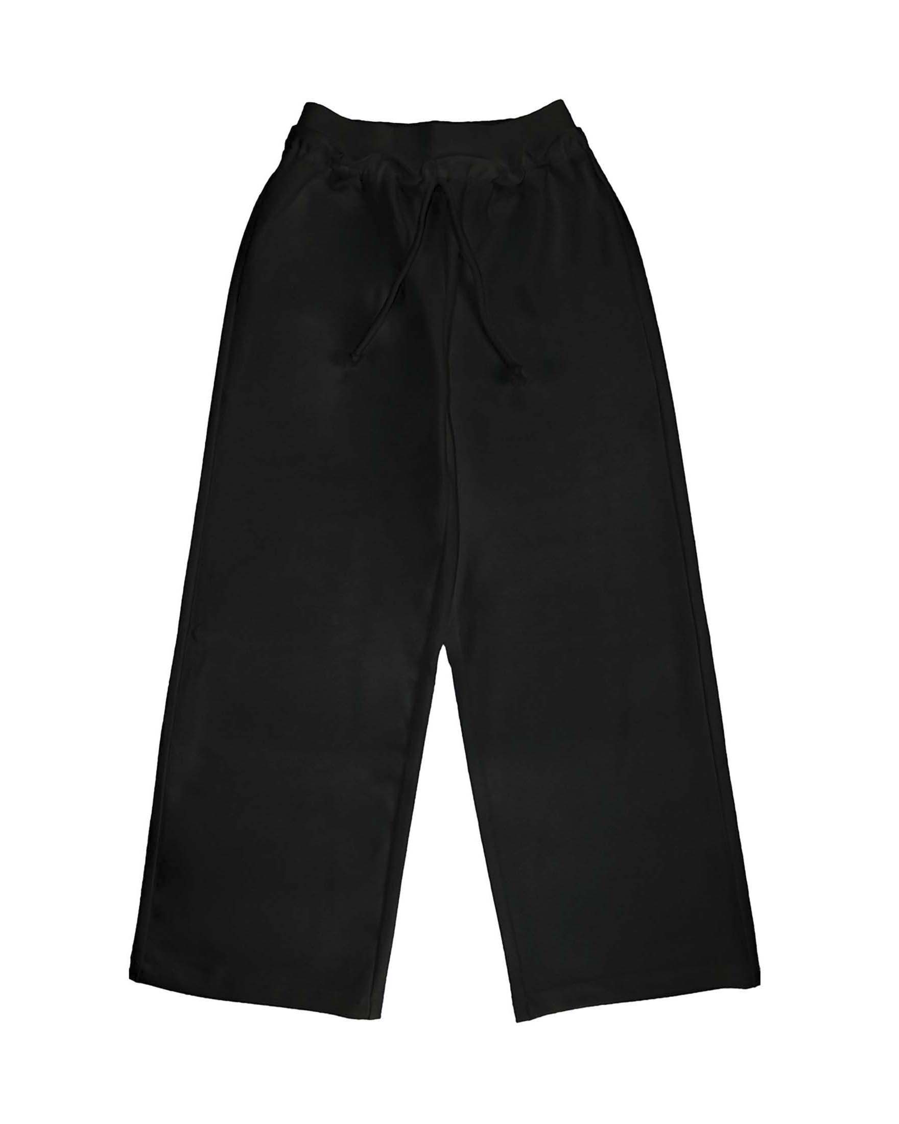 Pantalone palazzo To be Too nero con coulisse