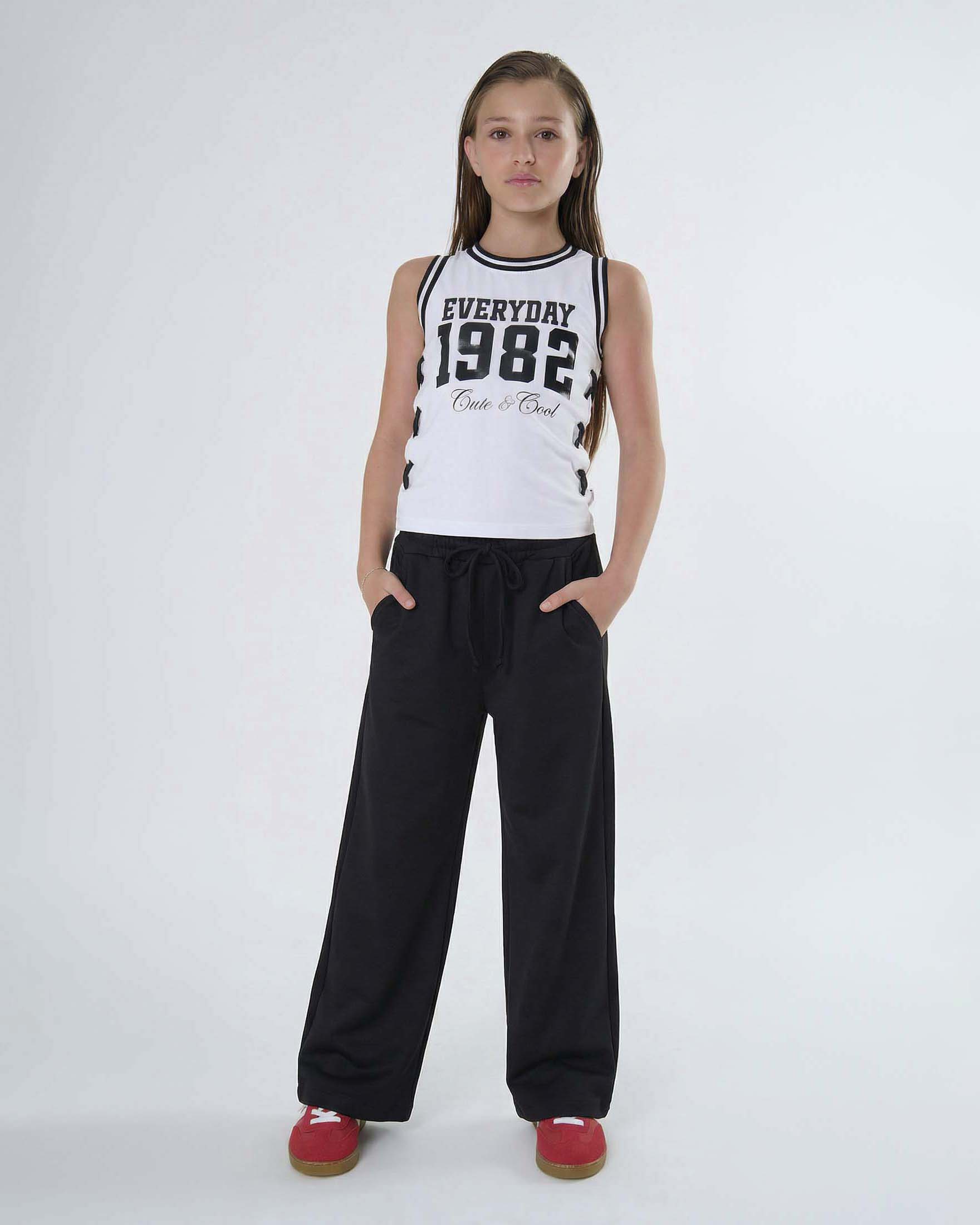 Pantalone palazzo To be Too nero con coulisse image