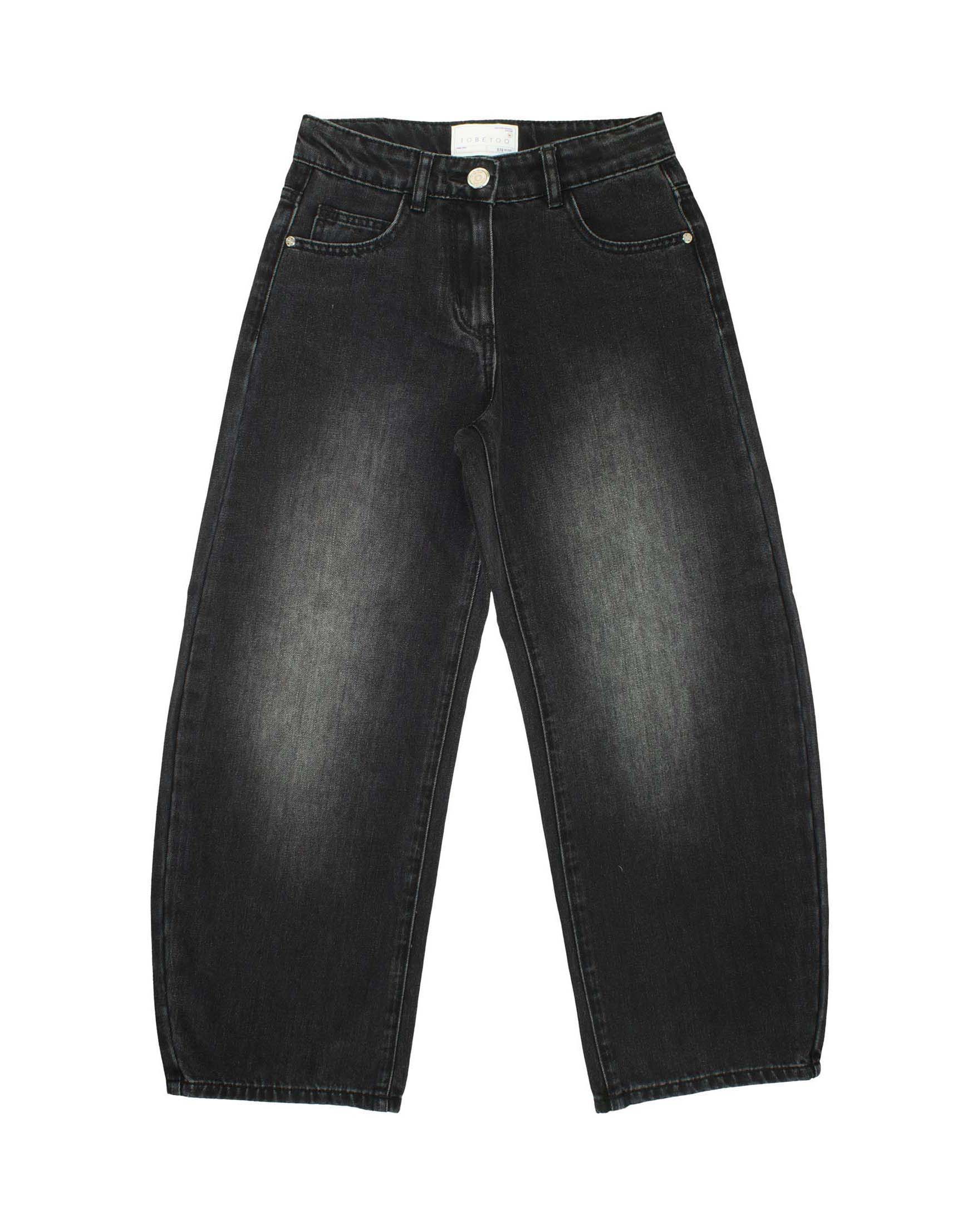 Jeans balloon To be Too nero lavaggio stone washed in cotone