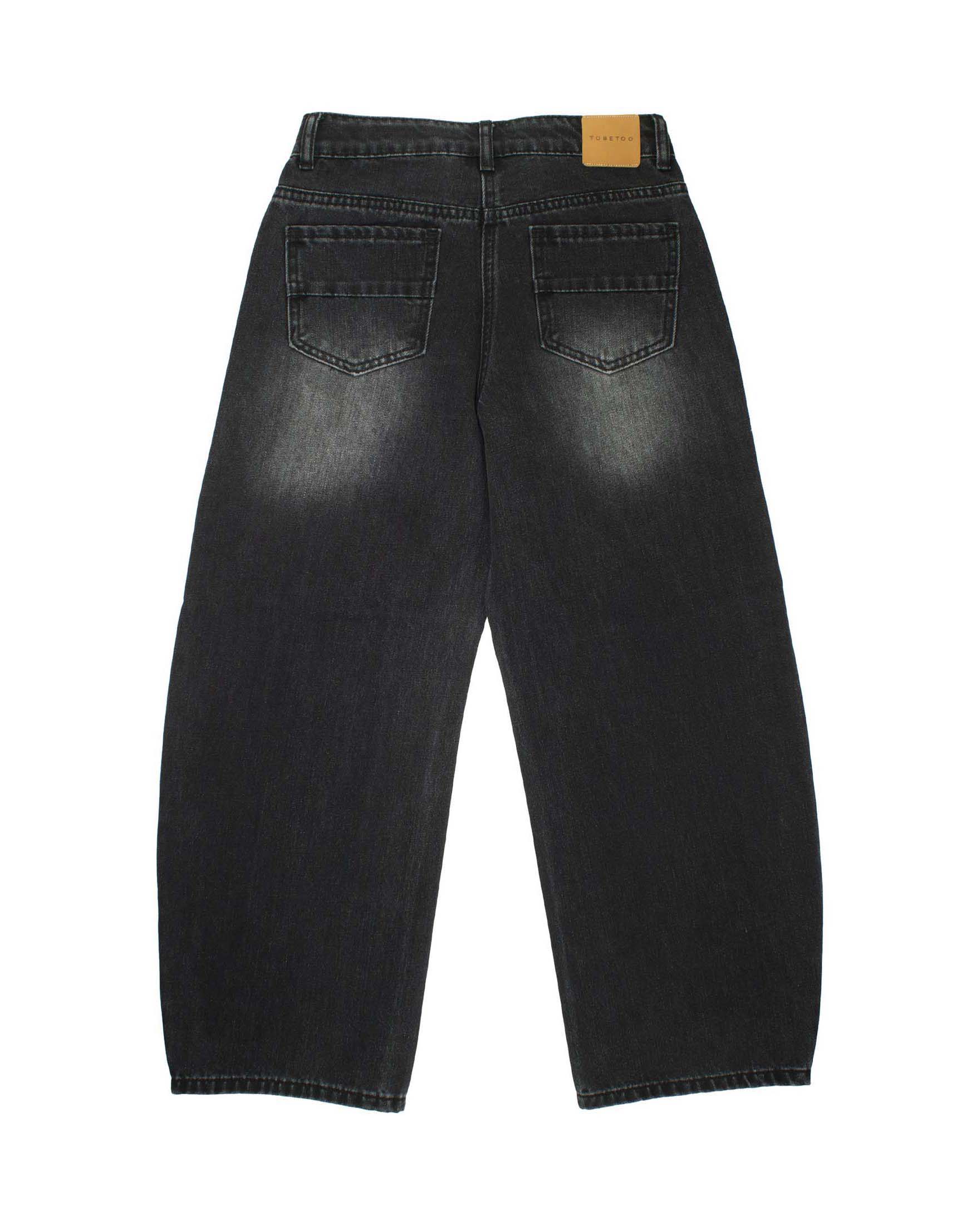 Jeans balloon To be Too nero lavaggio stone washed in cotone image