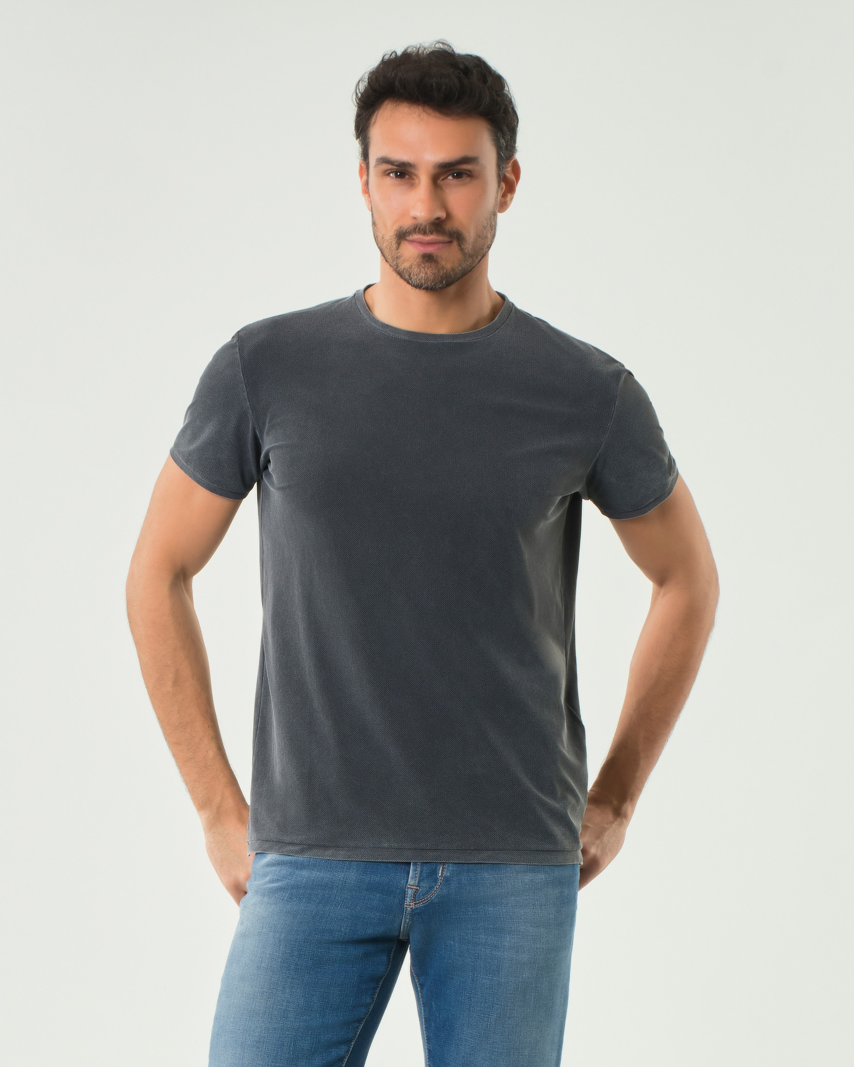 T-shirt R.R.D. Techno Wash Piquè nera