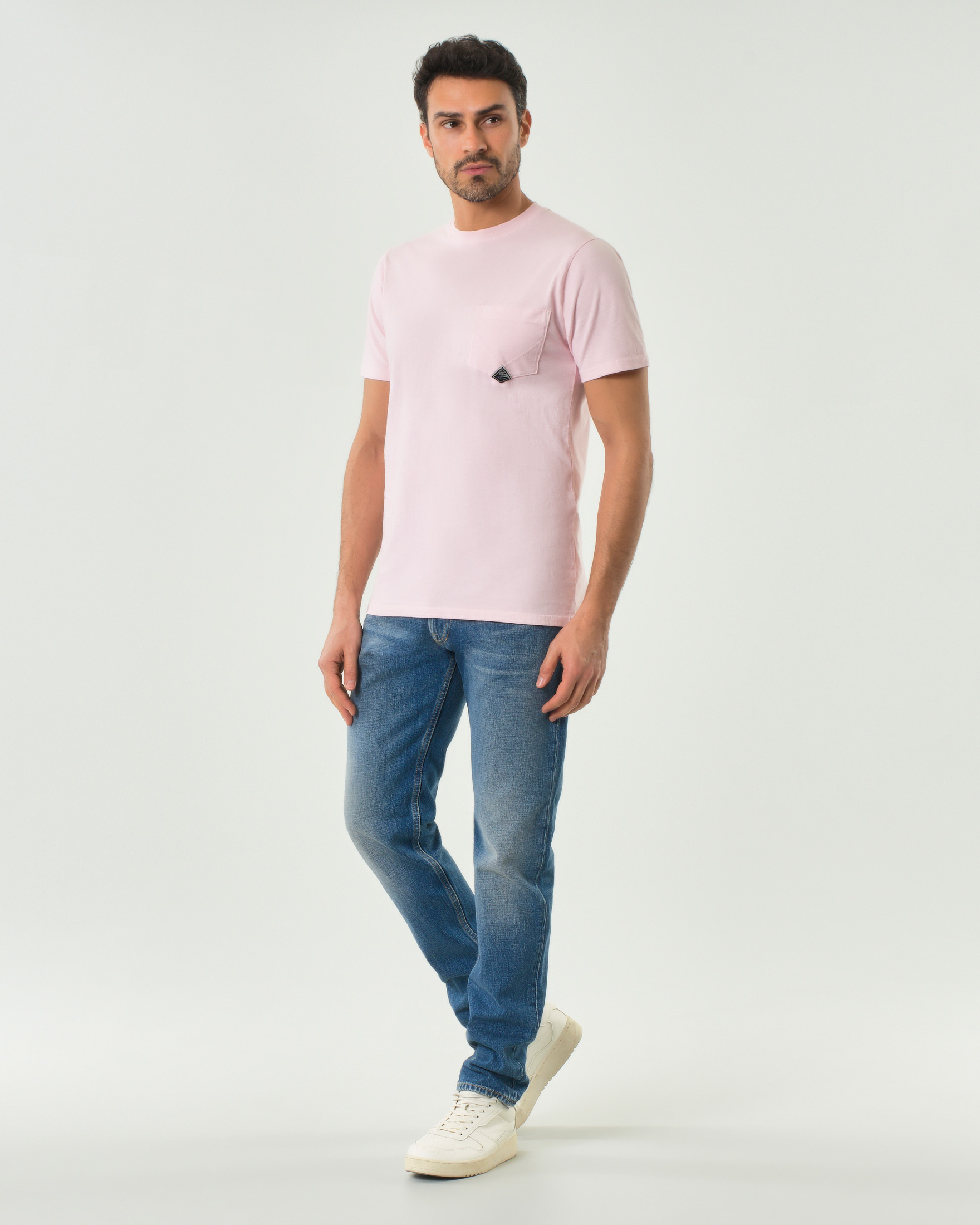 Jeans Roy Roger's Cult Jondal regular-fit lavaggio medio stone washed in puro cotone