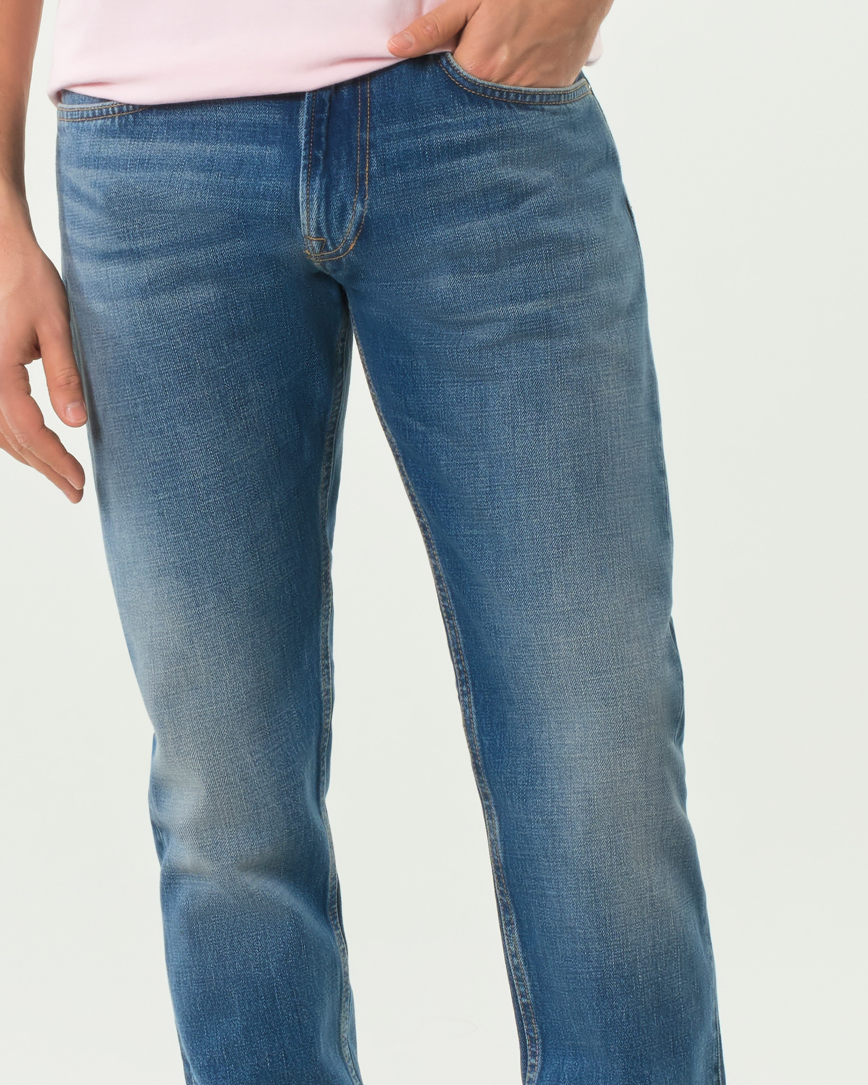 Jeans Roy Roger's Cult Jondal regular-fit lavaggio medio stone washed in puro cotone image