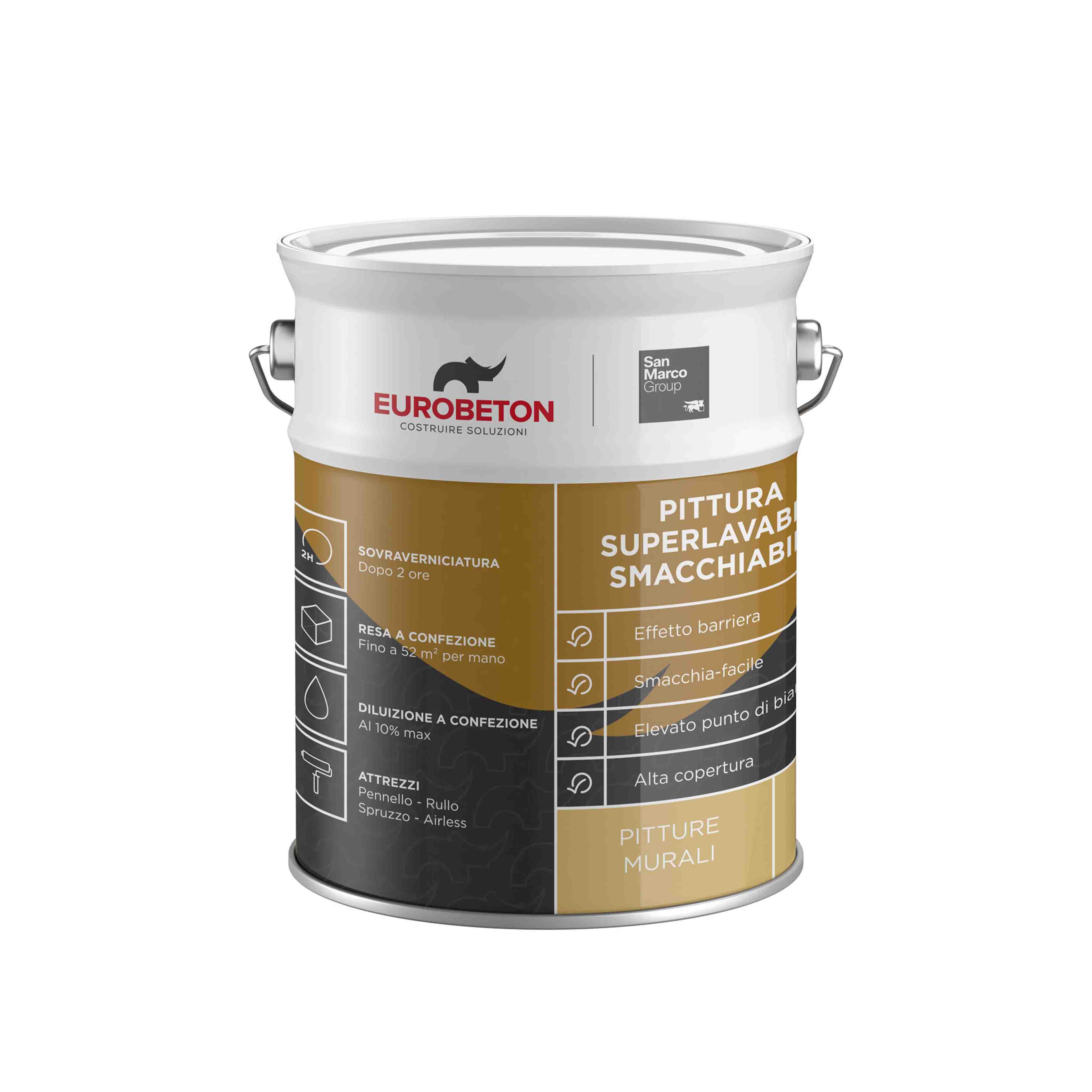 PITTURA SUPERLAVABILE SMACCHIABILE