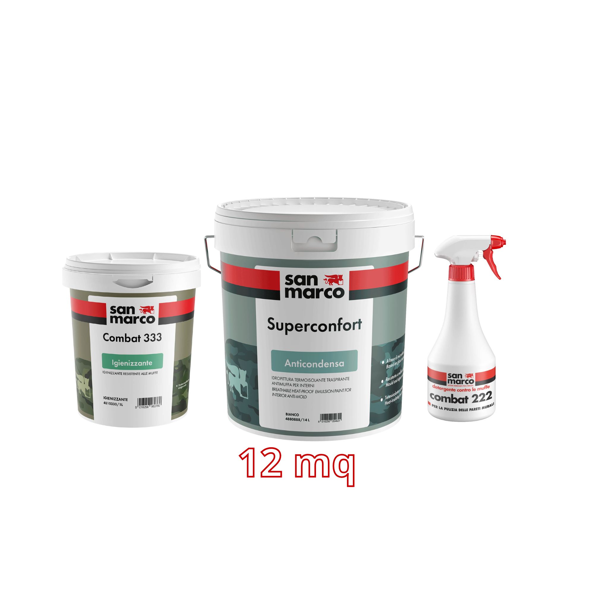 Kit Antimuffa Anticondensa 12mq bianco