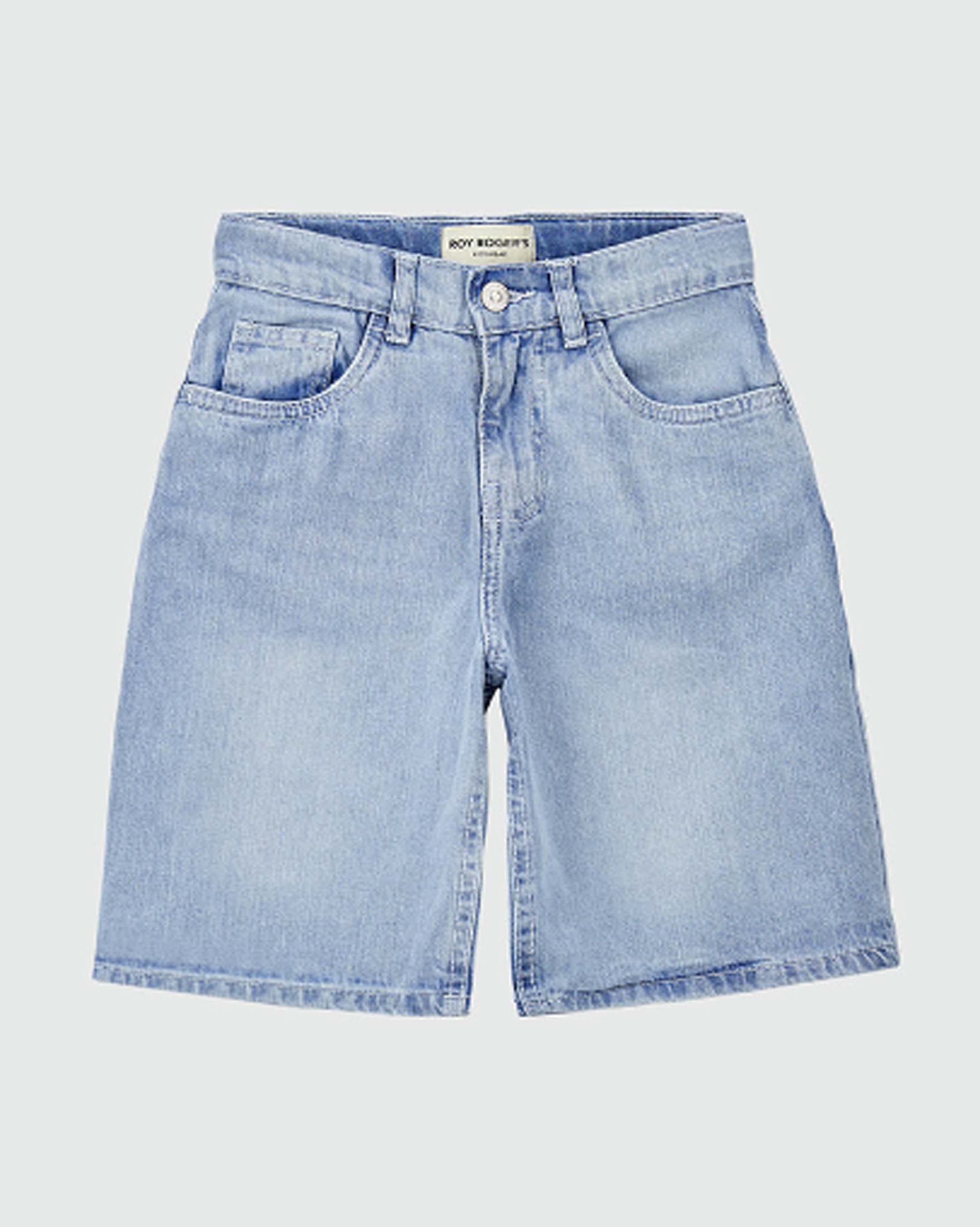 Jorts Roy Roger's lavaggio chiaro stone washed in puro cotone