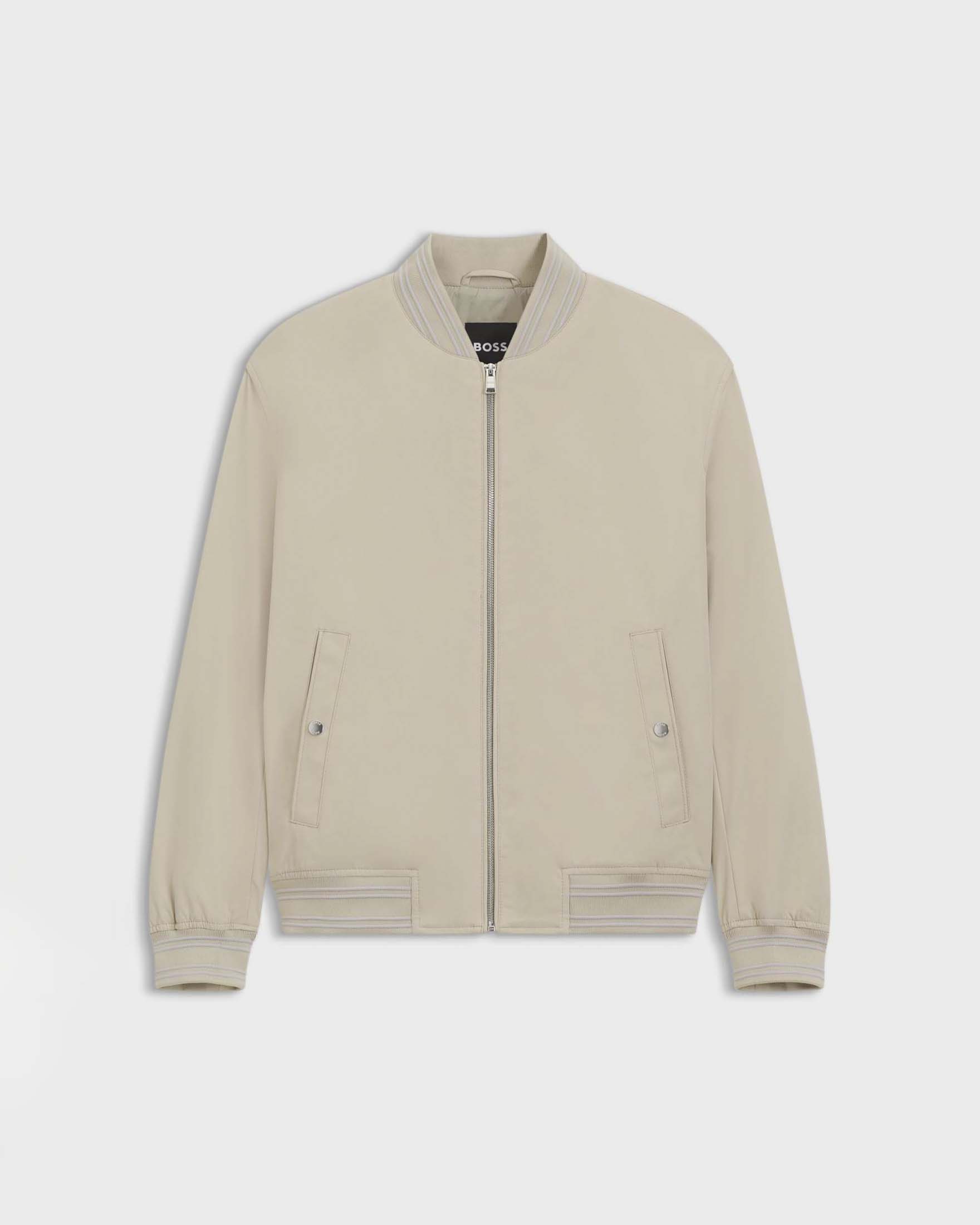 Giubbino bomber Boss Comber sabbia in twill idrorepellente