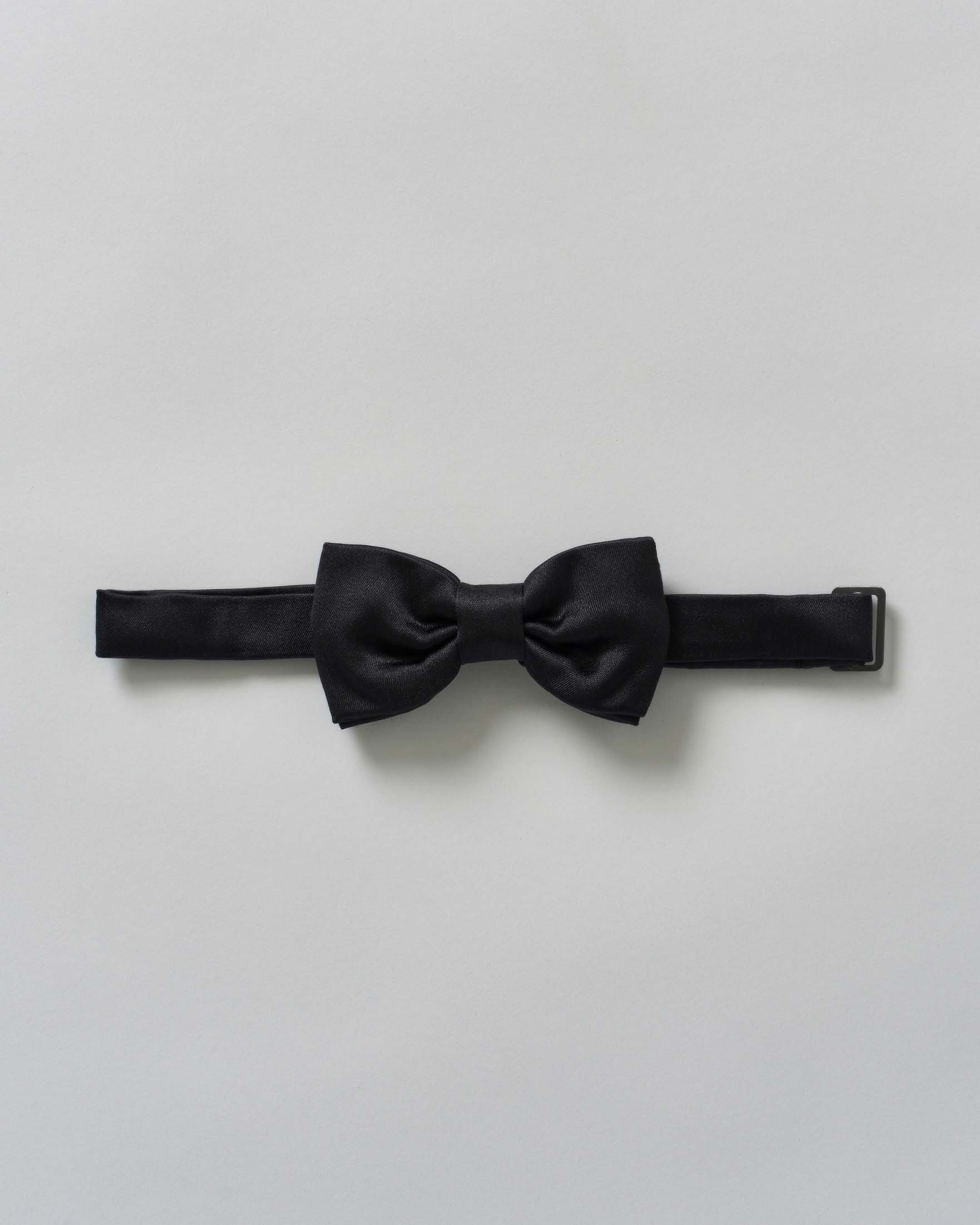 Papillon Pellizzari nero in seta
