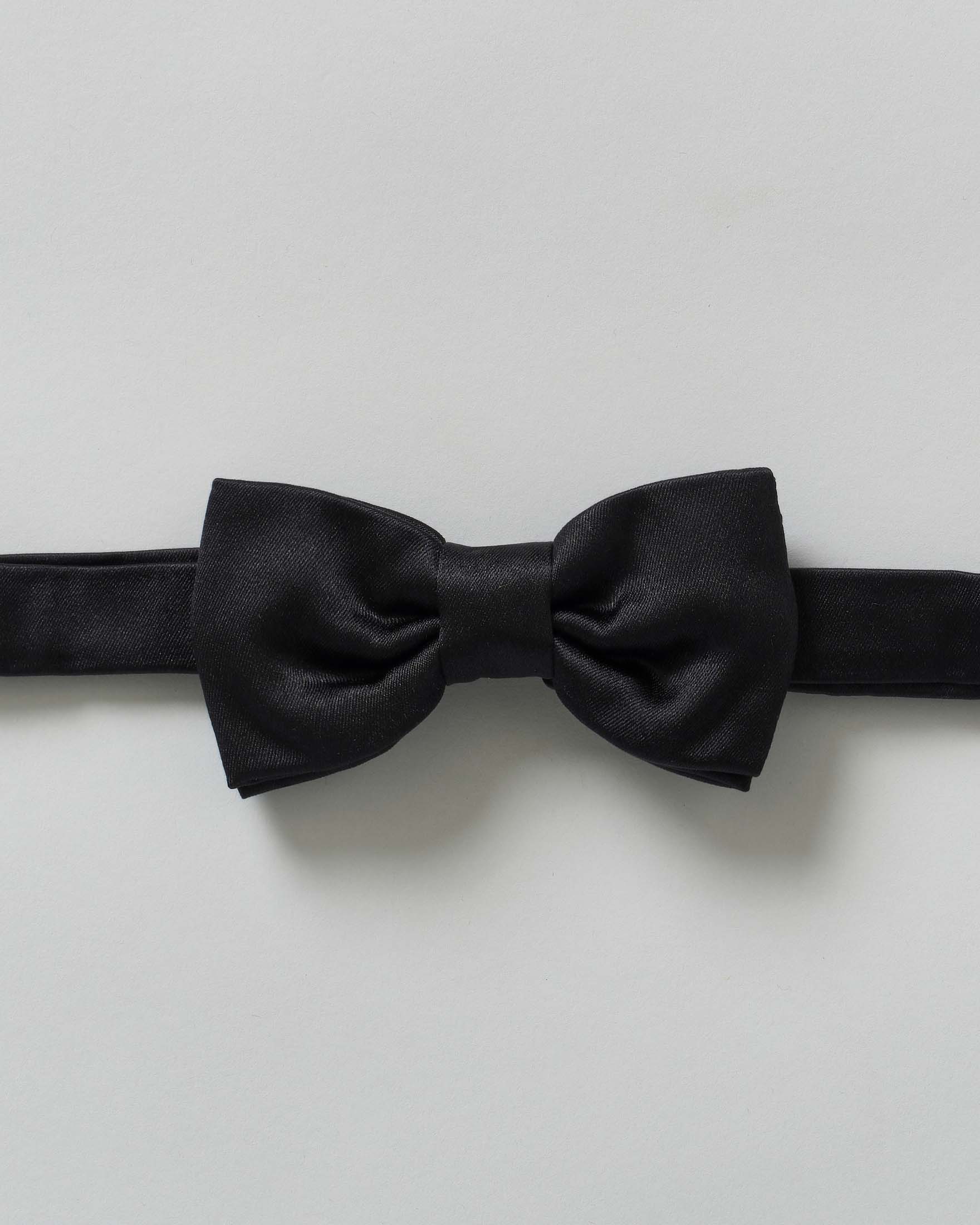 Papillon Pellizzari nero in seta image