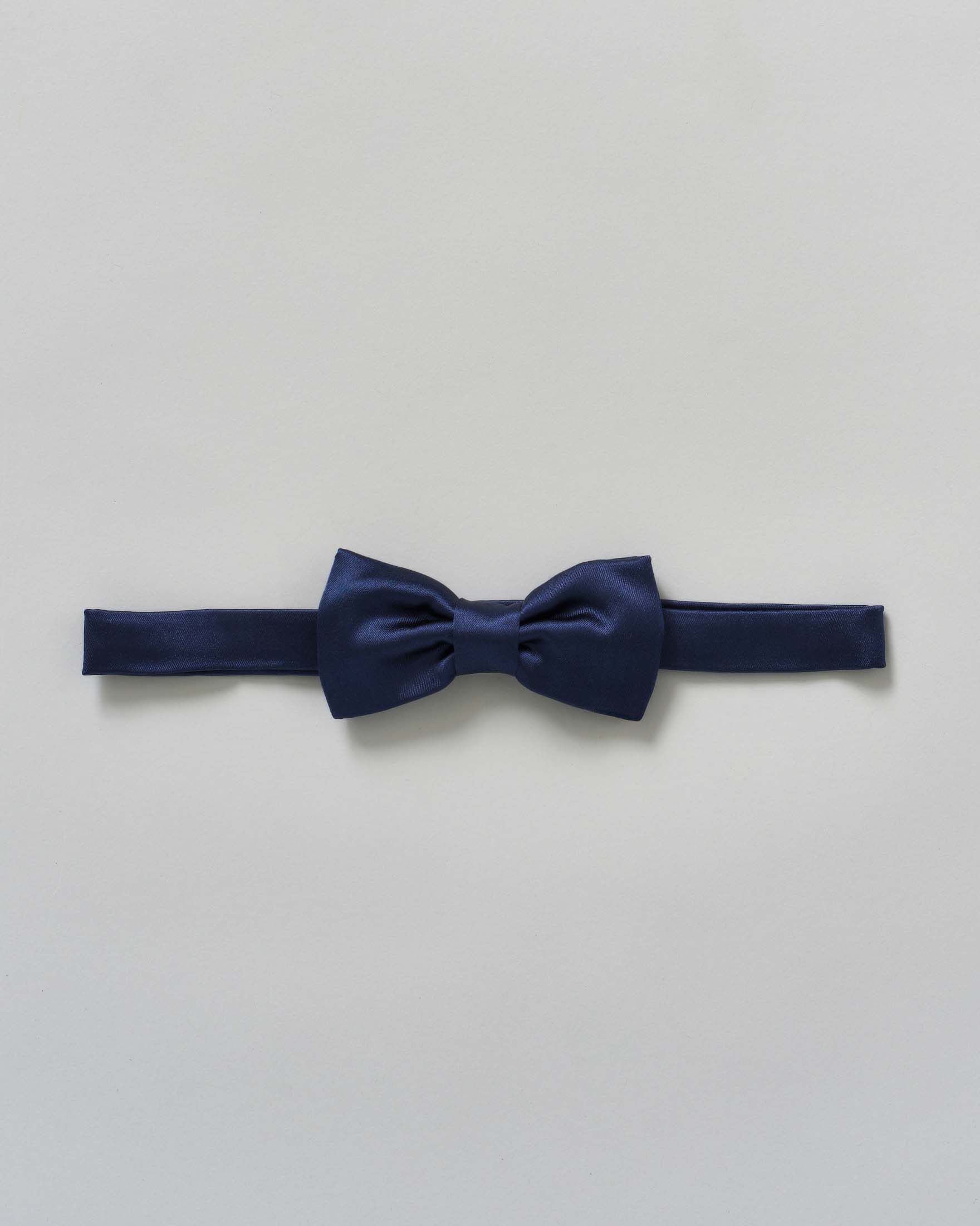 Papillon Pellizzari blu in seta