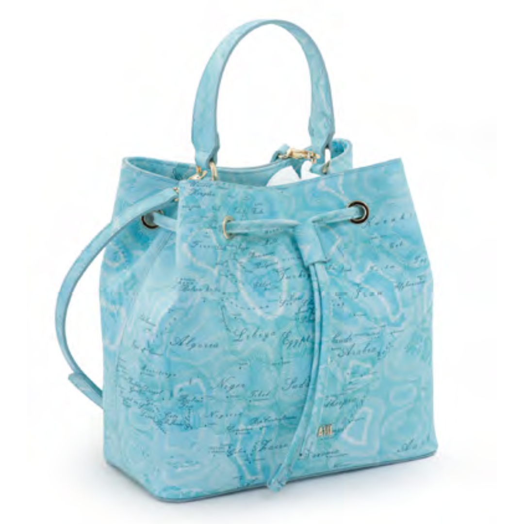 A Classe Pacific Geo Borsa a Mano e tracolla LF33 9941 163 Turchese